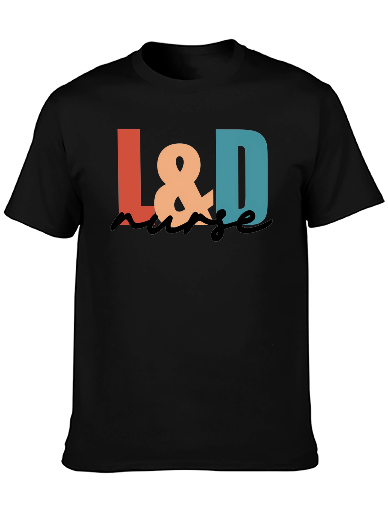 L&D Nurse Graphic Tee - Black