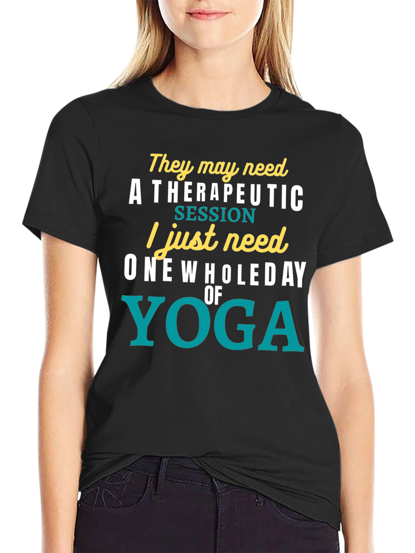 Yoga Lovers T-Shirt: One Whole Day of Relaxation