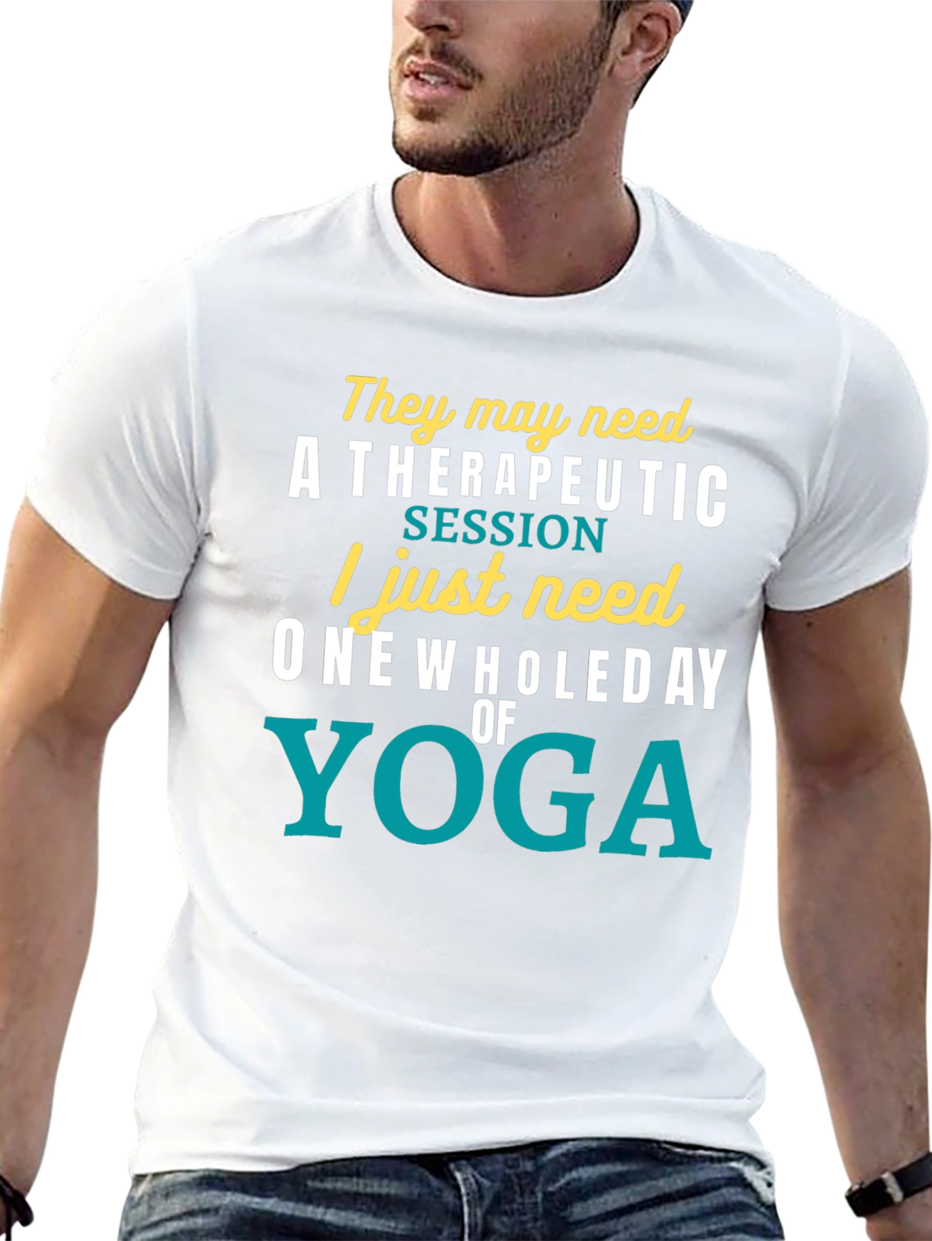 Yoga Lovers T-Shirt: One Whole Day of Relaxation