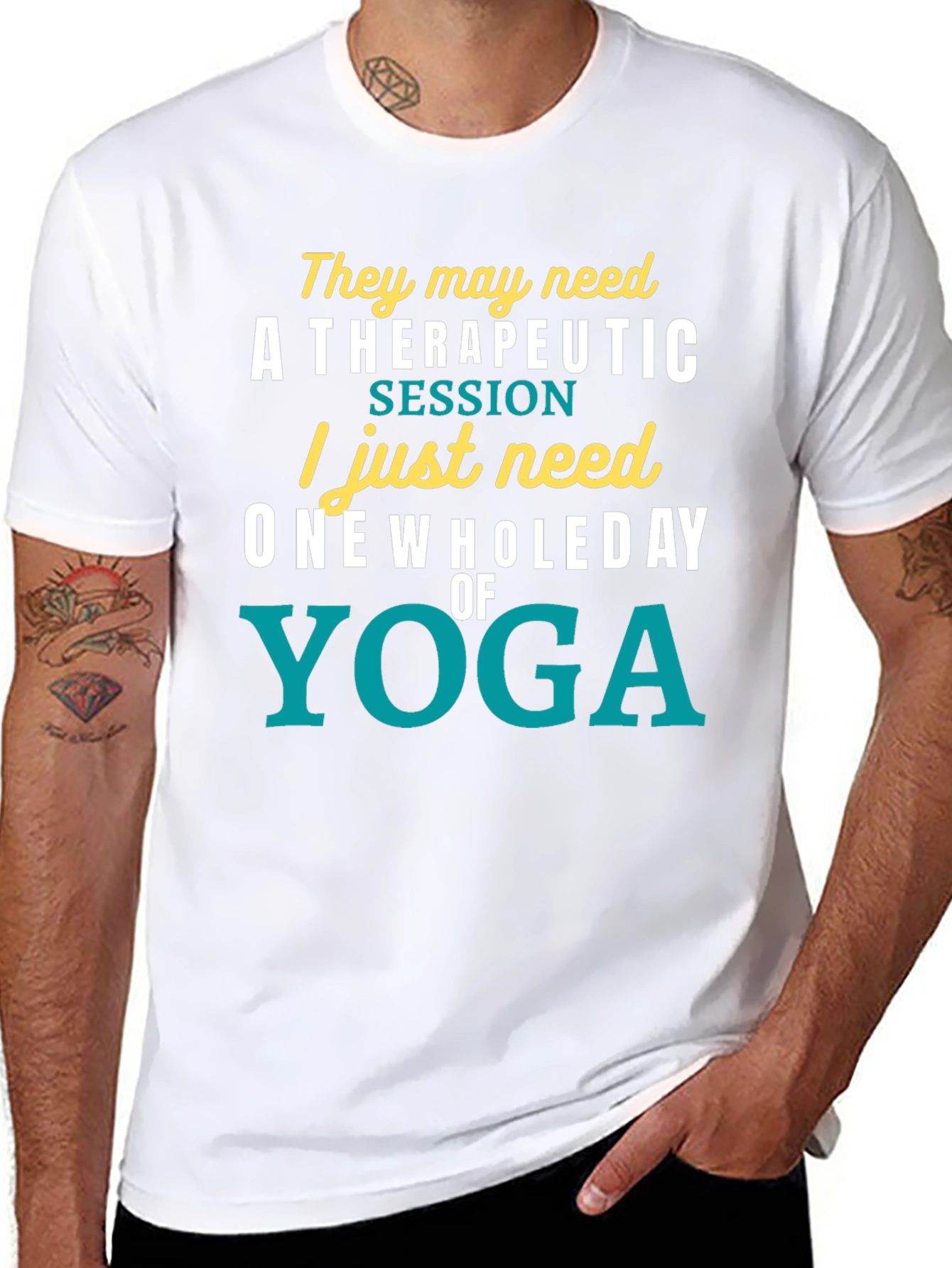 Yoga Lovers T-Shirt: One Whole Day of Relaxation