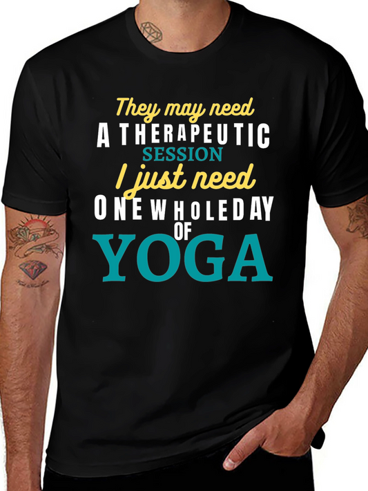 Yoga Lovers T-Shirt: One Whole Day of Relaxation