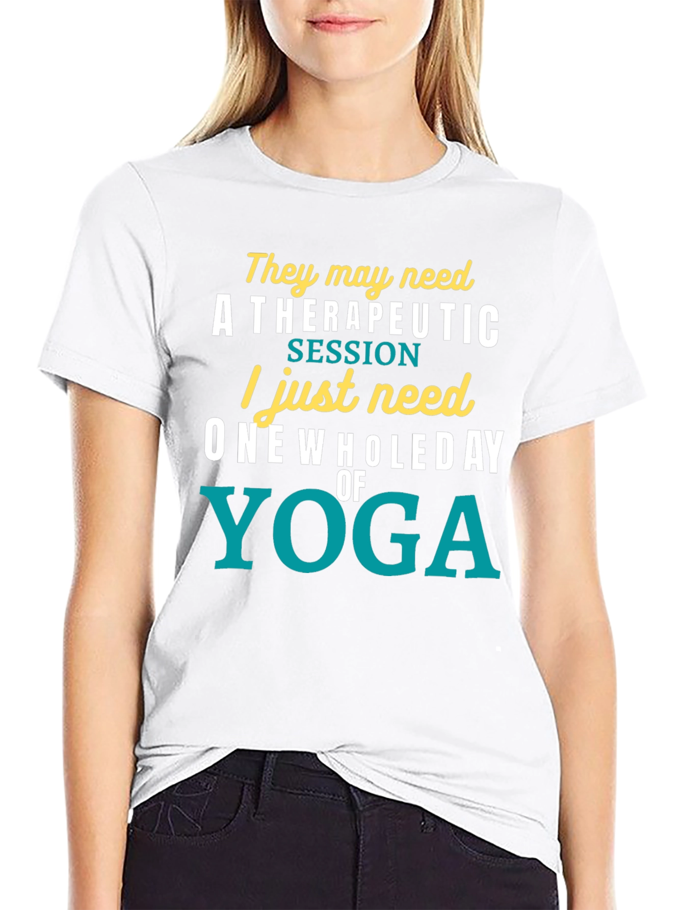 Yoga Lovers T-Shirt: One Whole Day of Relaxation