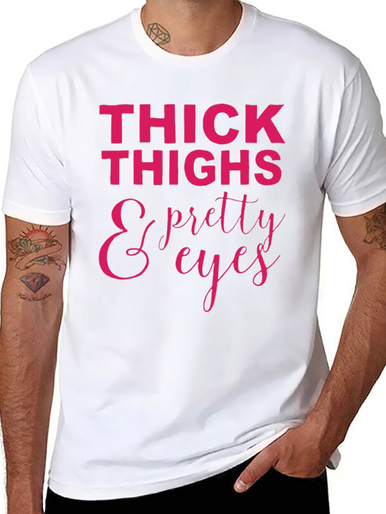 Thick Thighs & Pretty Eyes Graphic Tee