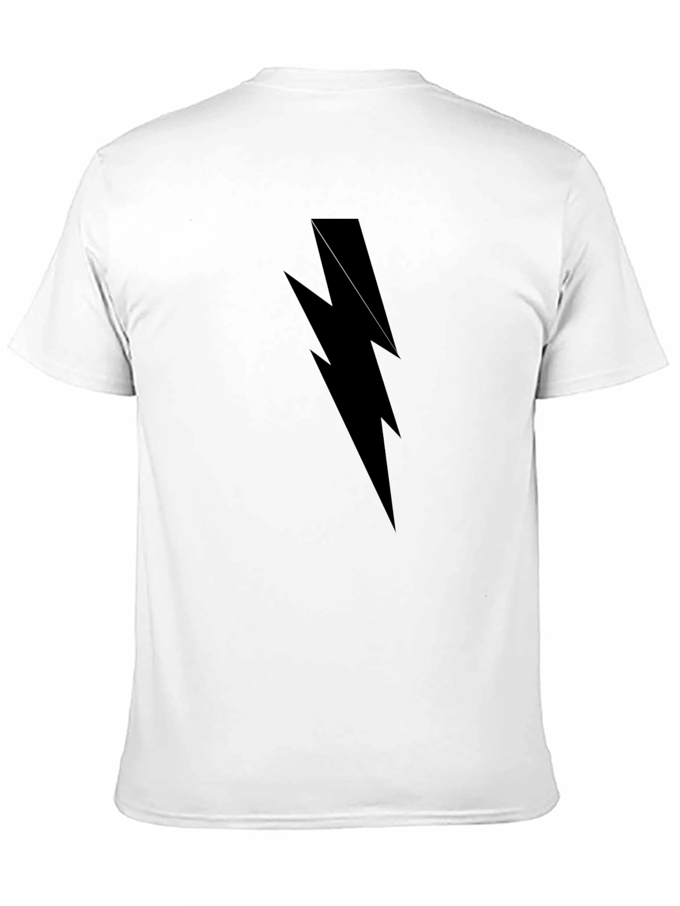 Black Lightning Bolt Graphic Tee