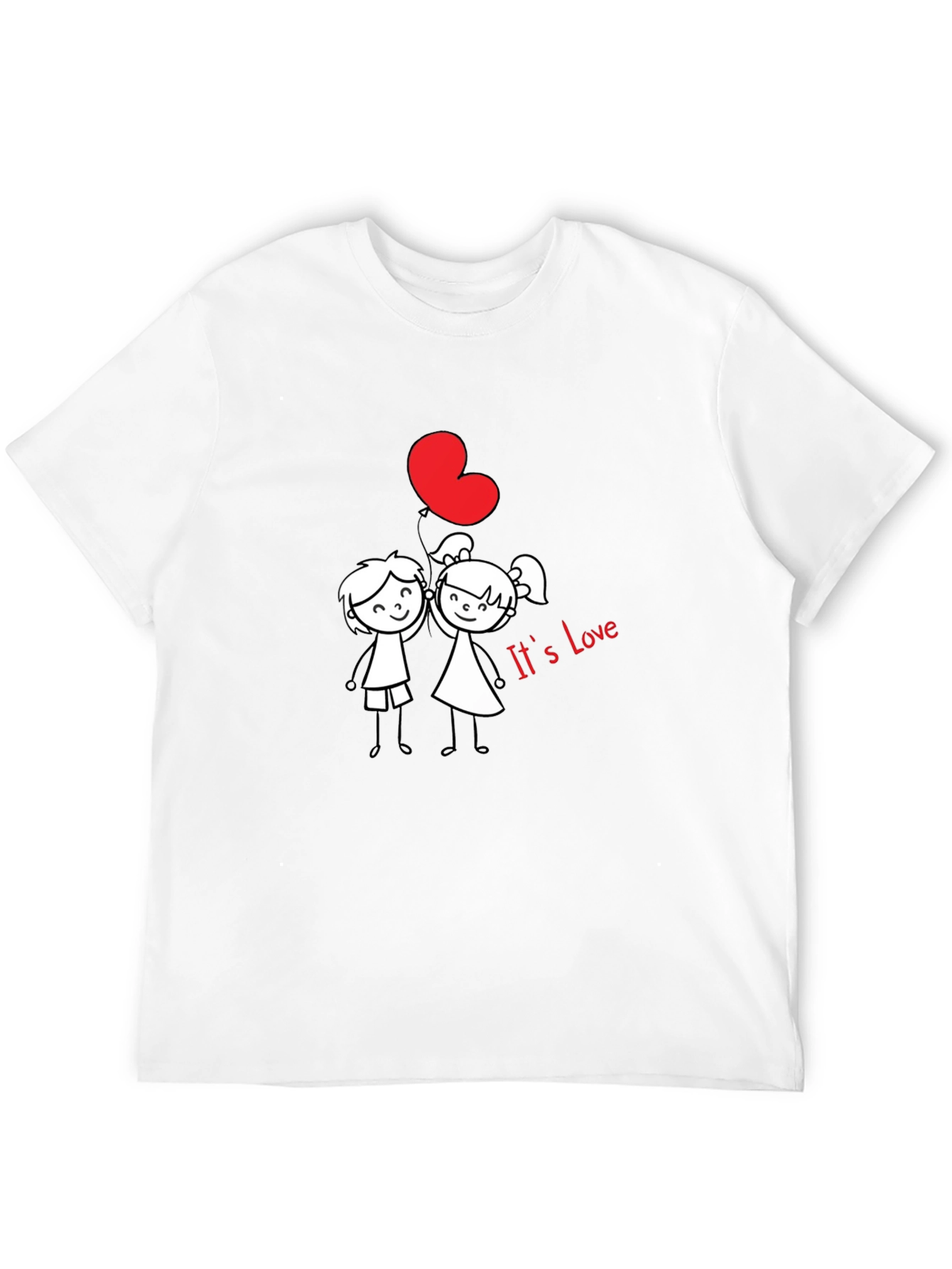 Romantic Love Graphic Tee - Unisex Black T-Shirt