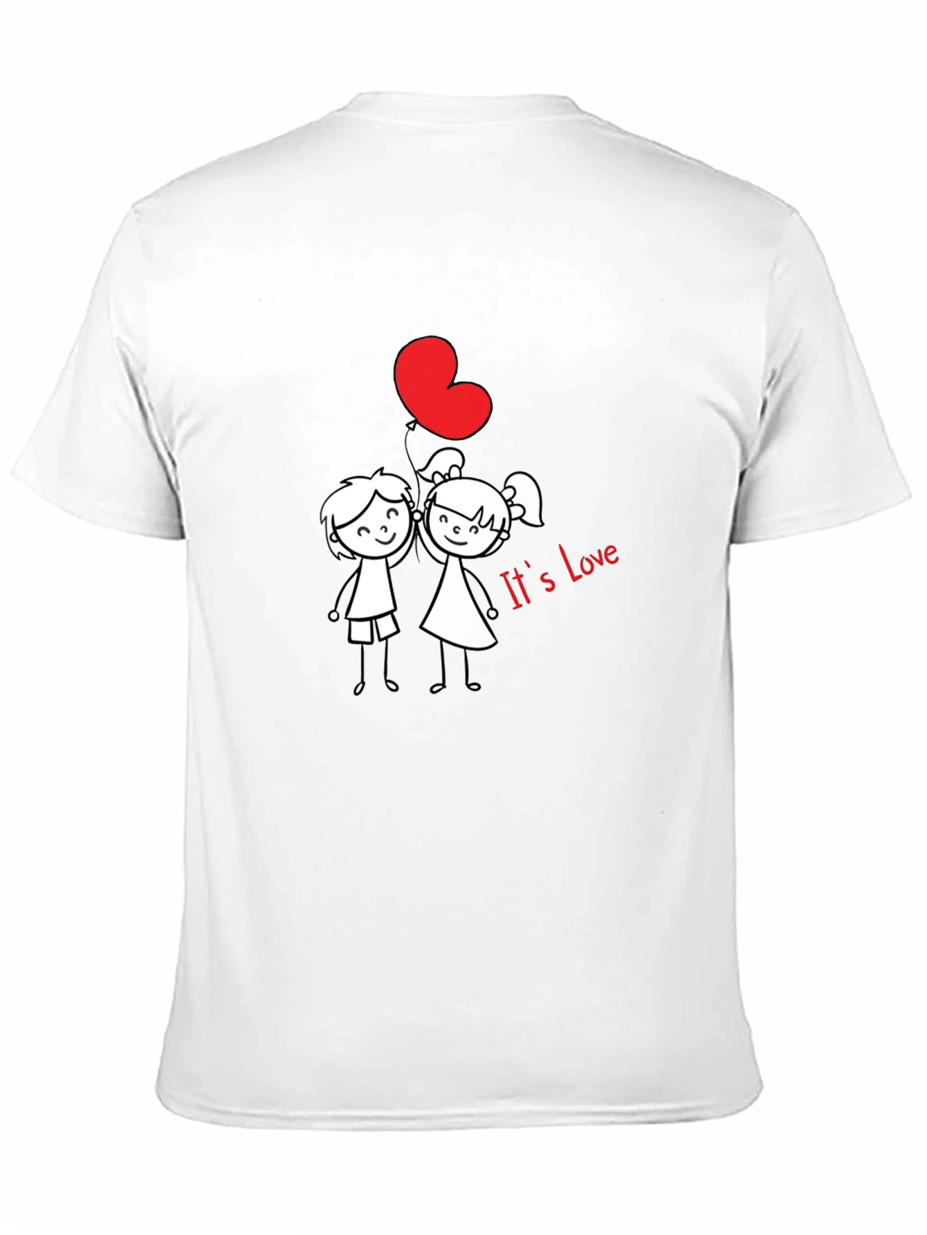 Romantic Love Graphic Tee - Unisex Black T-Shirt