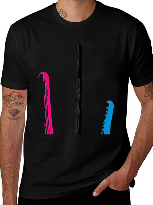 Abstract Line Art T-Shirt