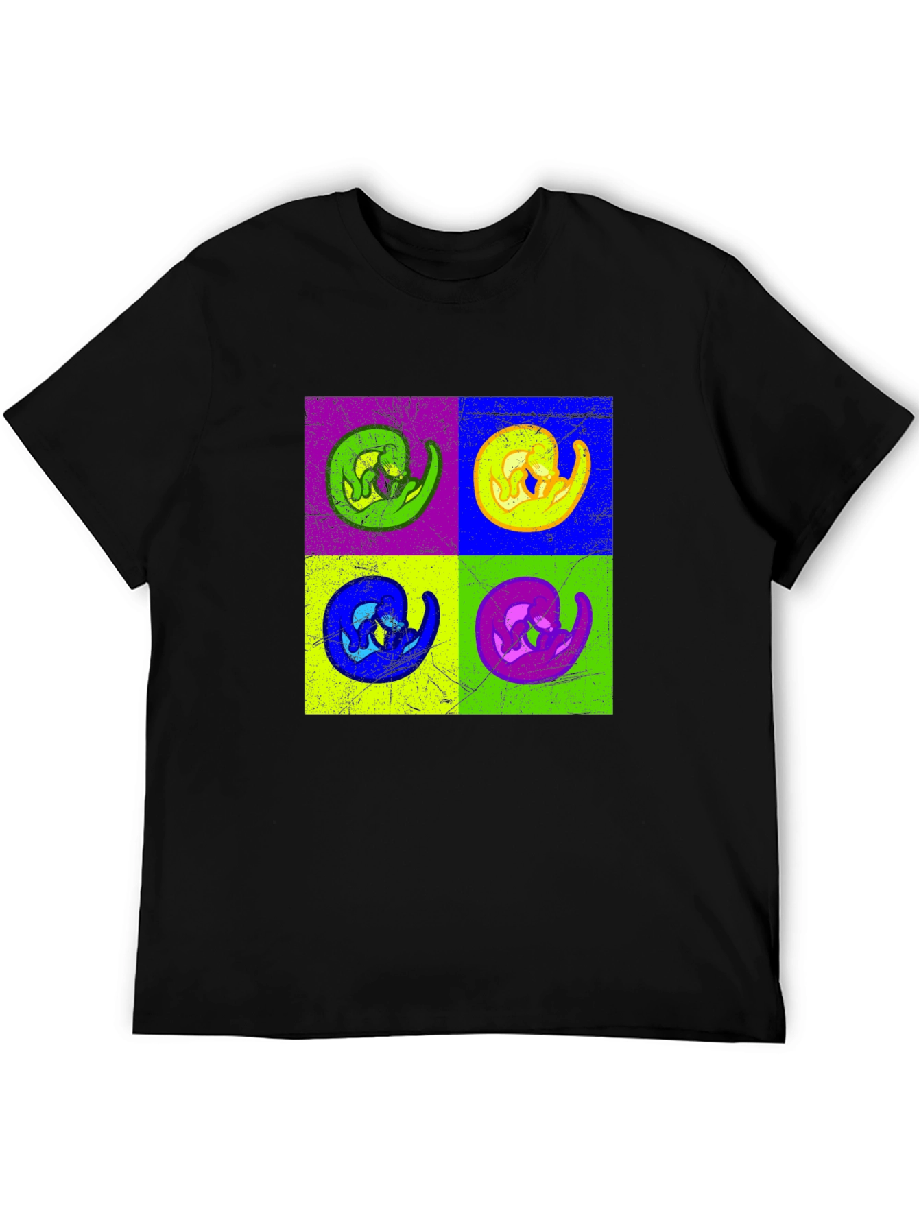 Pop Art Anteater Graphic Tee - Black