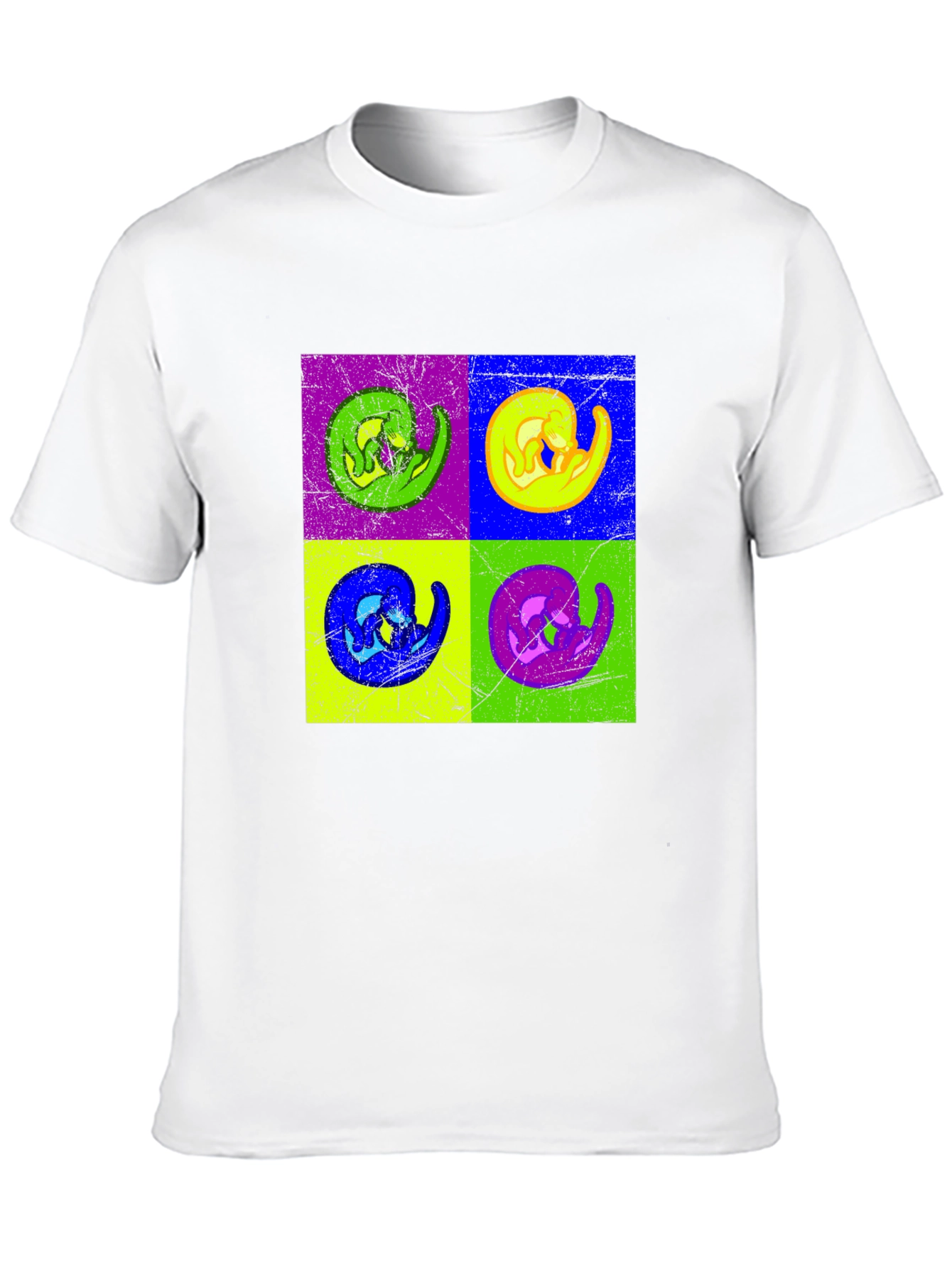 Pop Art Anteater Graphic Tee - Black