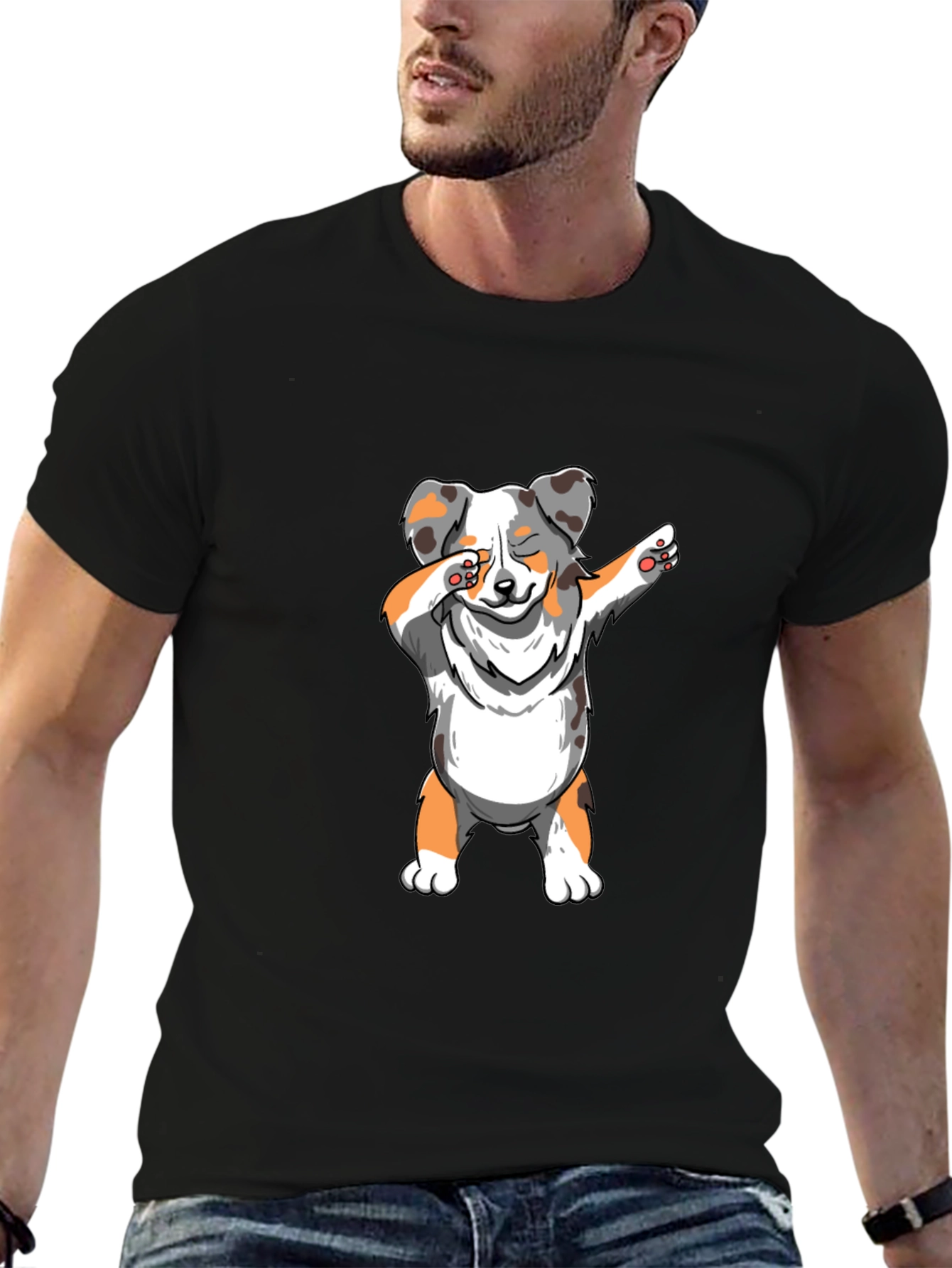 Dabbing Dog Graphic Tee - Cool & Trendy