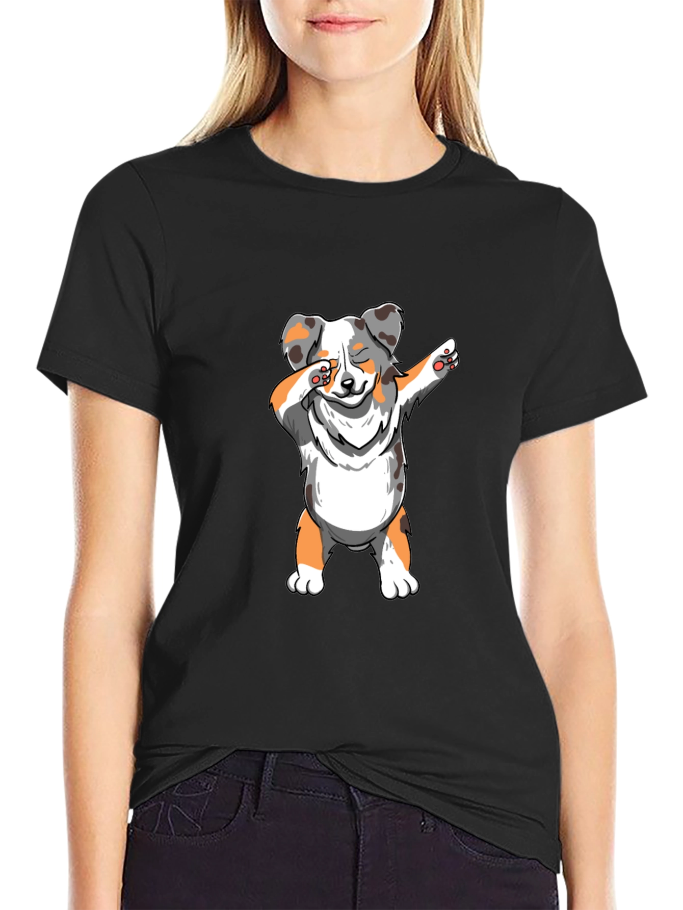 Dabbing Dog Graphic Tee - Cool & Trendy