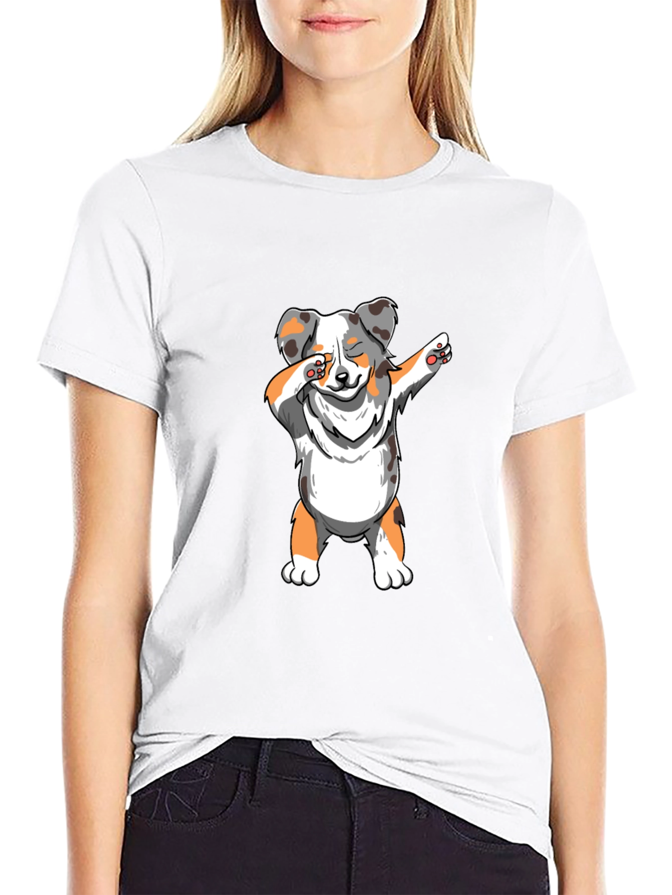 Dabbing Dog Graphic Tee - Cool & Trendy