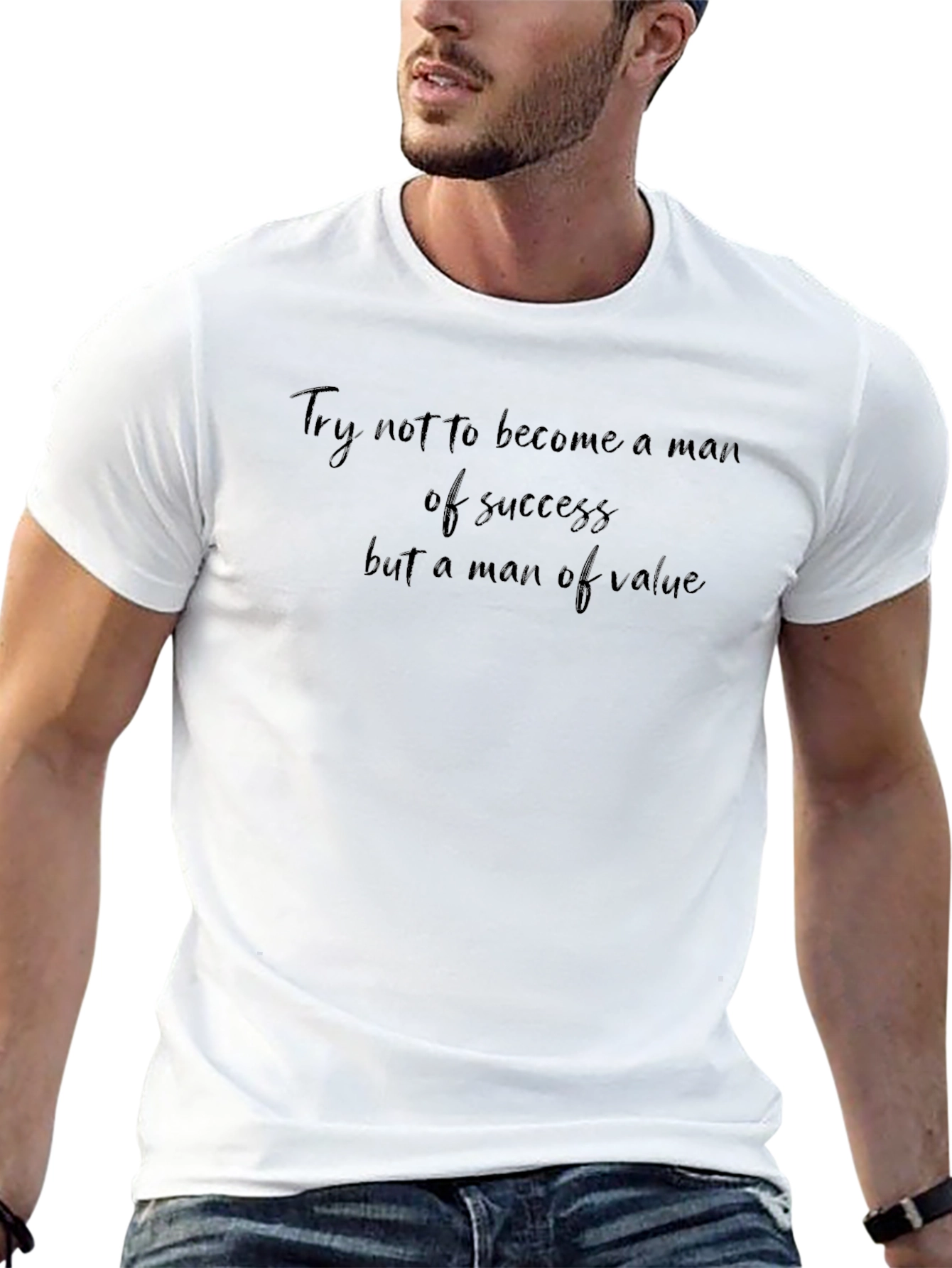 Inspirational Quote T-Shirt - Value Over Success Tee