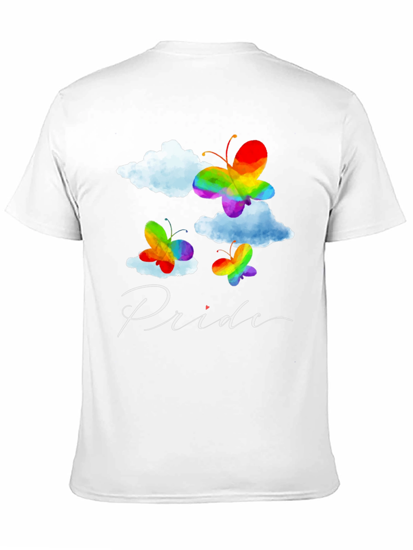 Pride Butterfly Graphic Tee - Black LGBT Pride T-Shirt