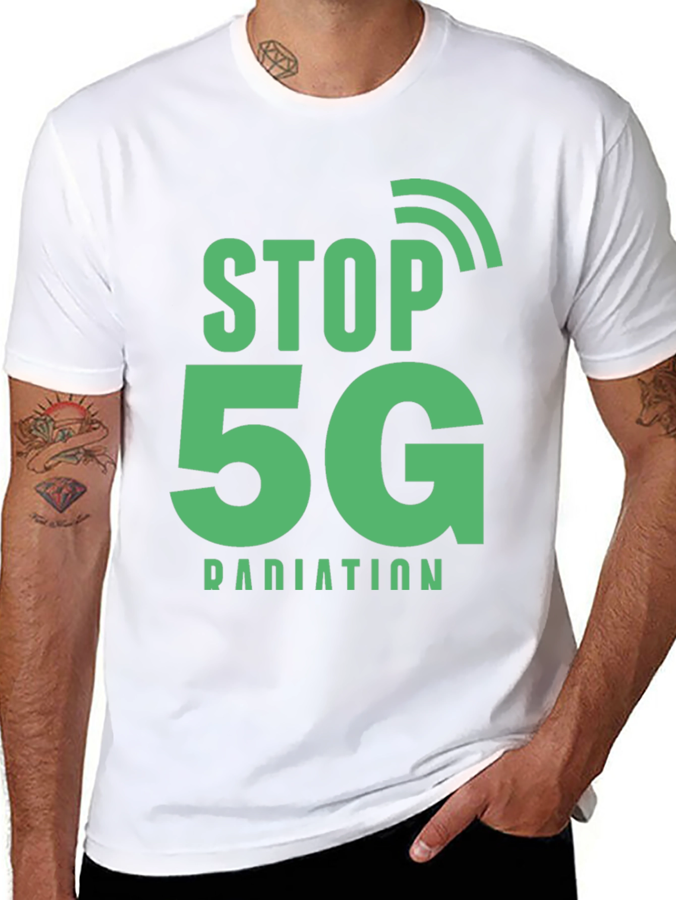Stop 5G Radiation Protest T-Shirt