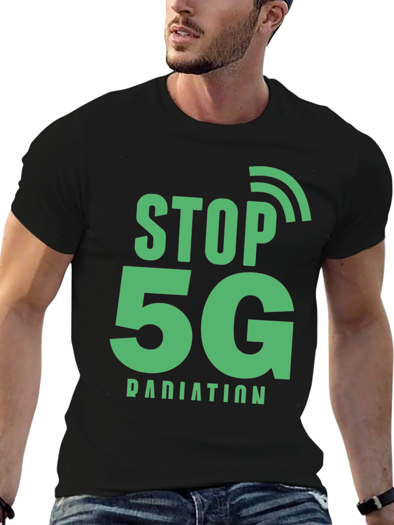 Stop 5G Radiation Protest T-Shirt