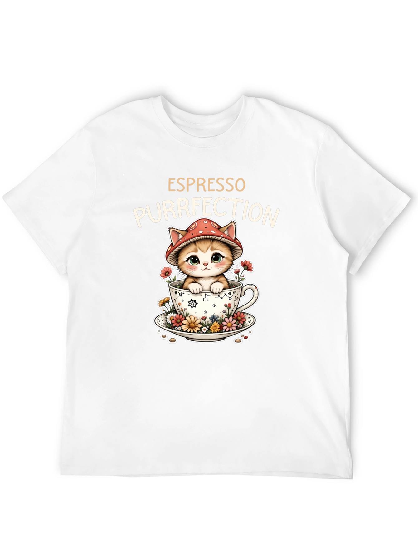 Espresso Purrfection Cat T-Shirt