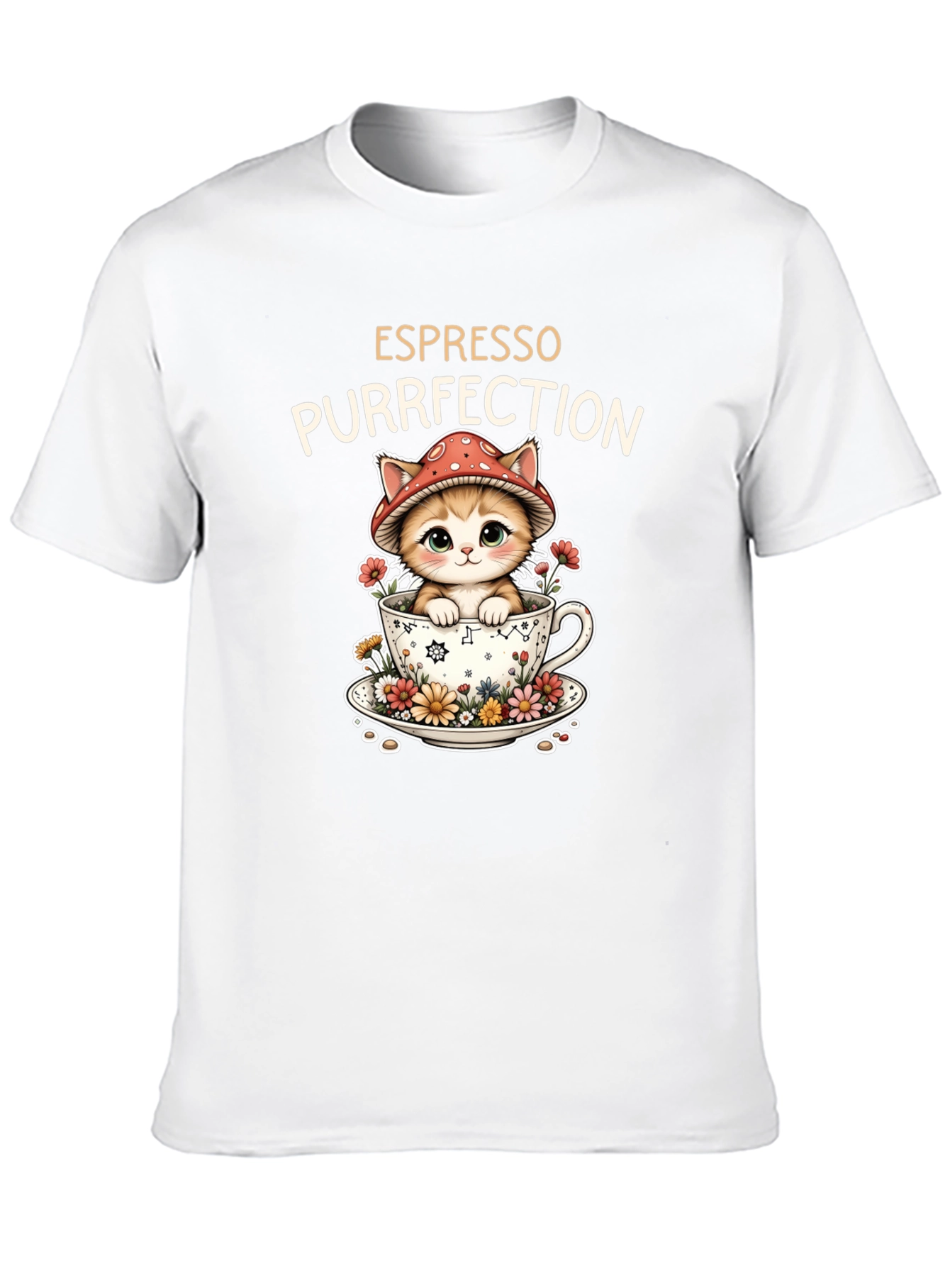 Espresso Purrfection Cat T-Shirt