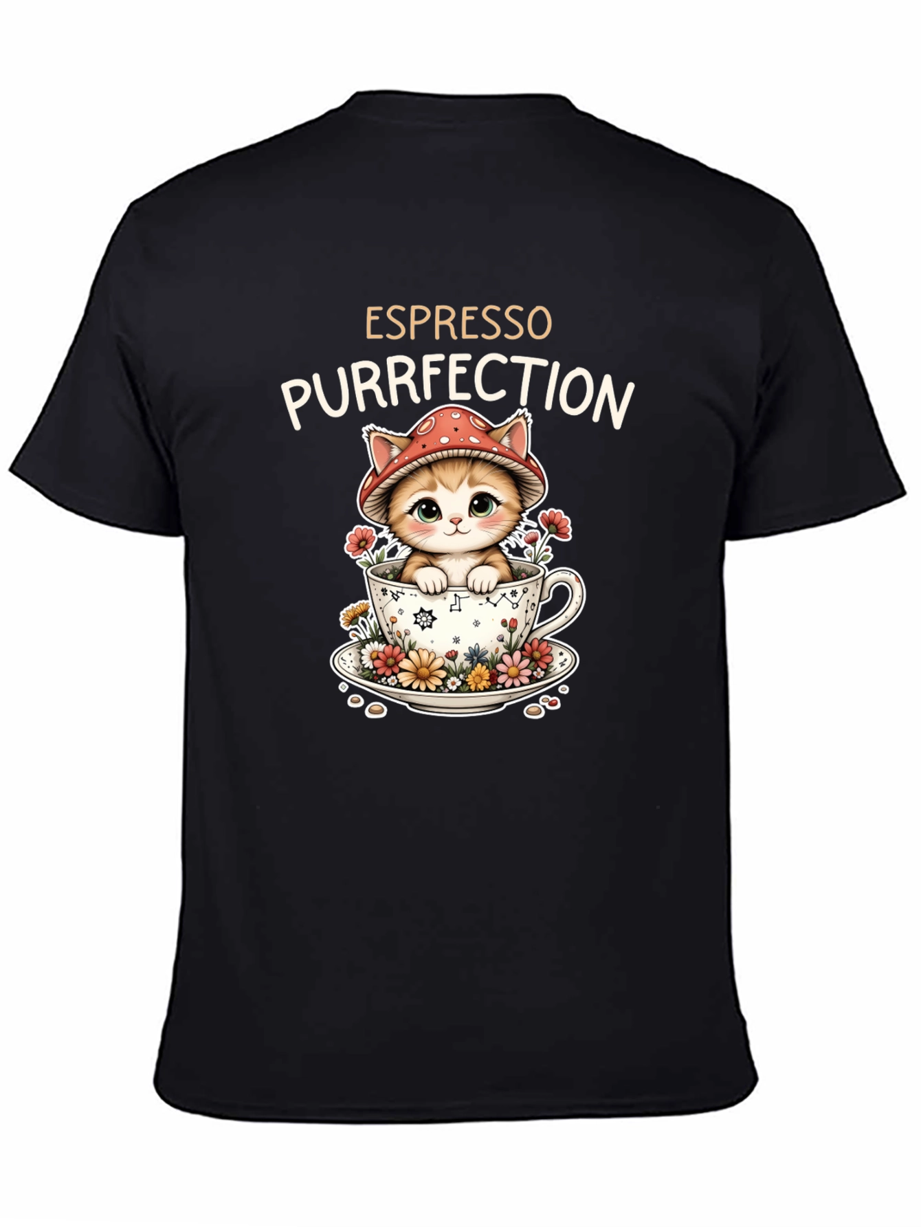 Espresso Purrfection Cat T-Shirt