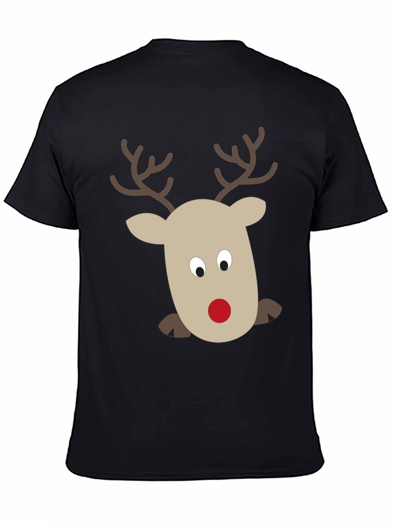 Rudolph Reindeer Graphic Tee - Holiday Fun!