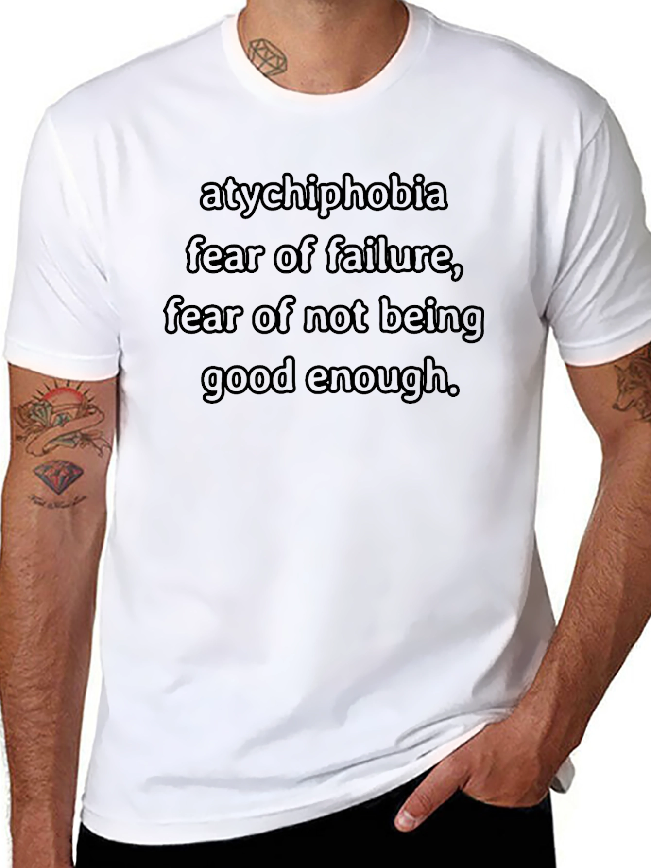 Atychiphobia T-Shirt - Fear of Failure Tee