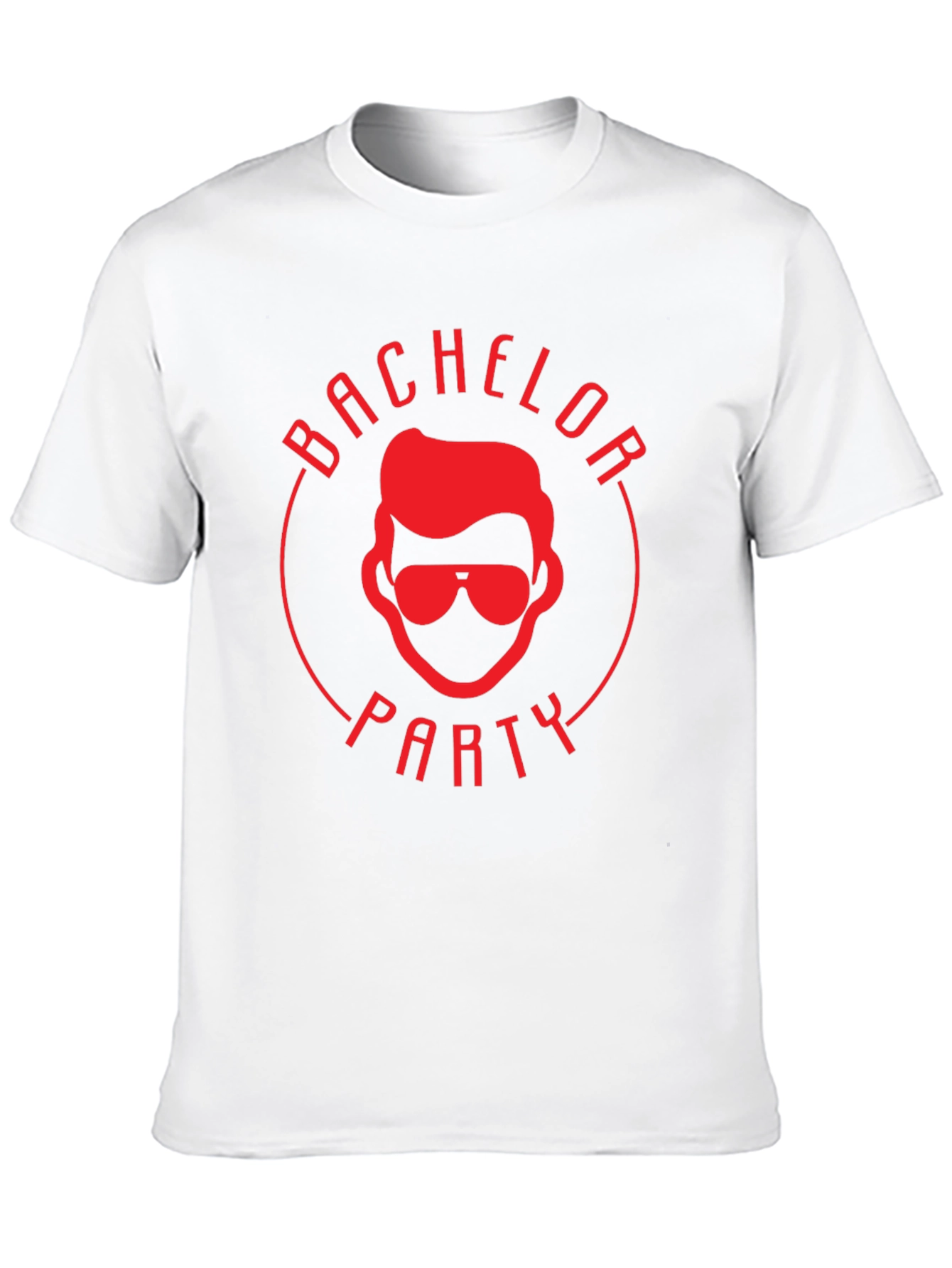 Bachelor Party Graphic Tee - Black Cotton T-Shirt