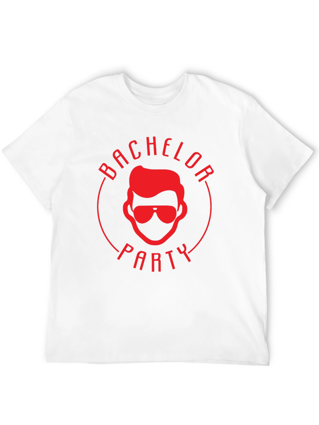 Bachelor Party Graphic Tee - Black Cotton T-Shirt