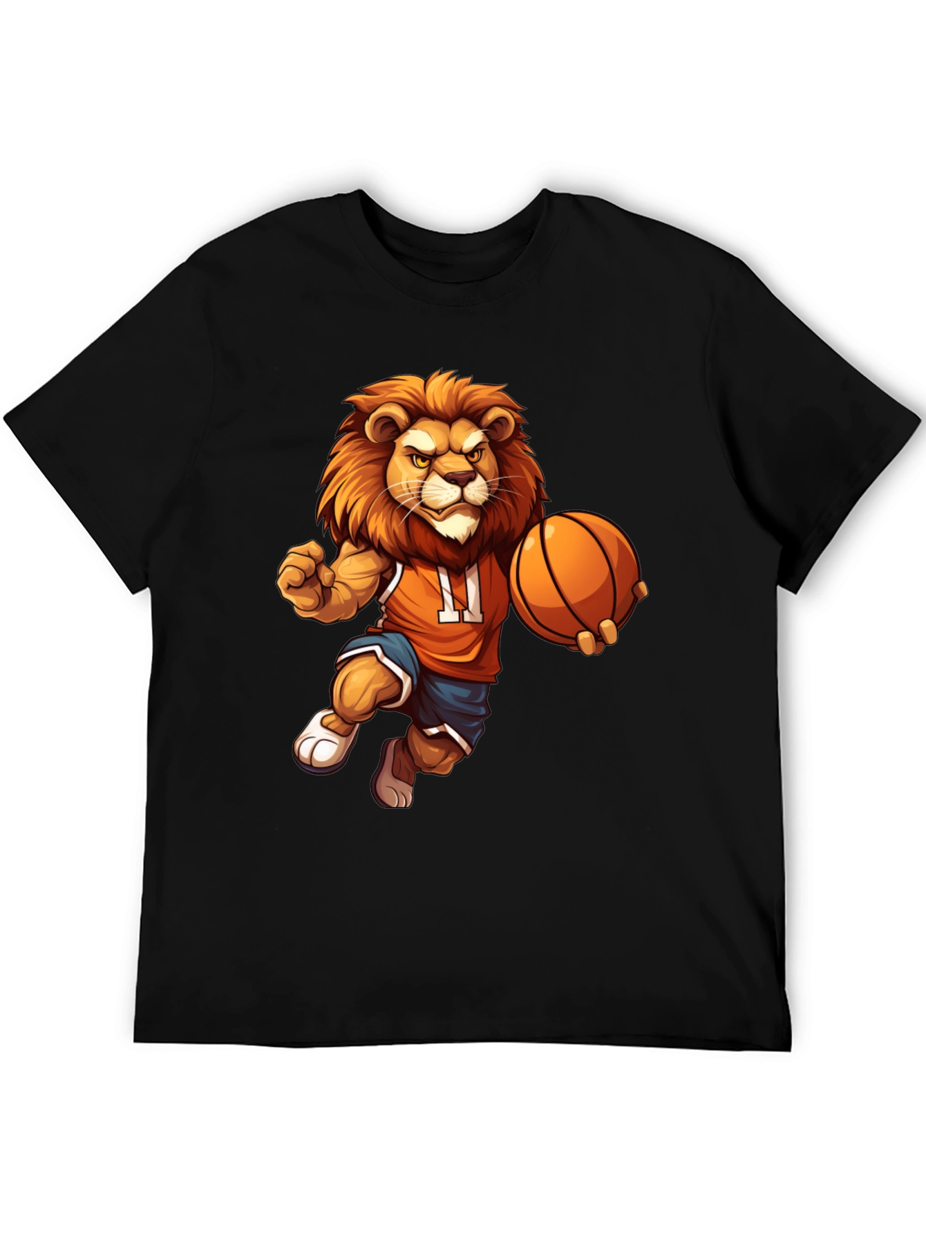 Lion Basketball Graphic T-Shirt
