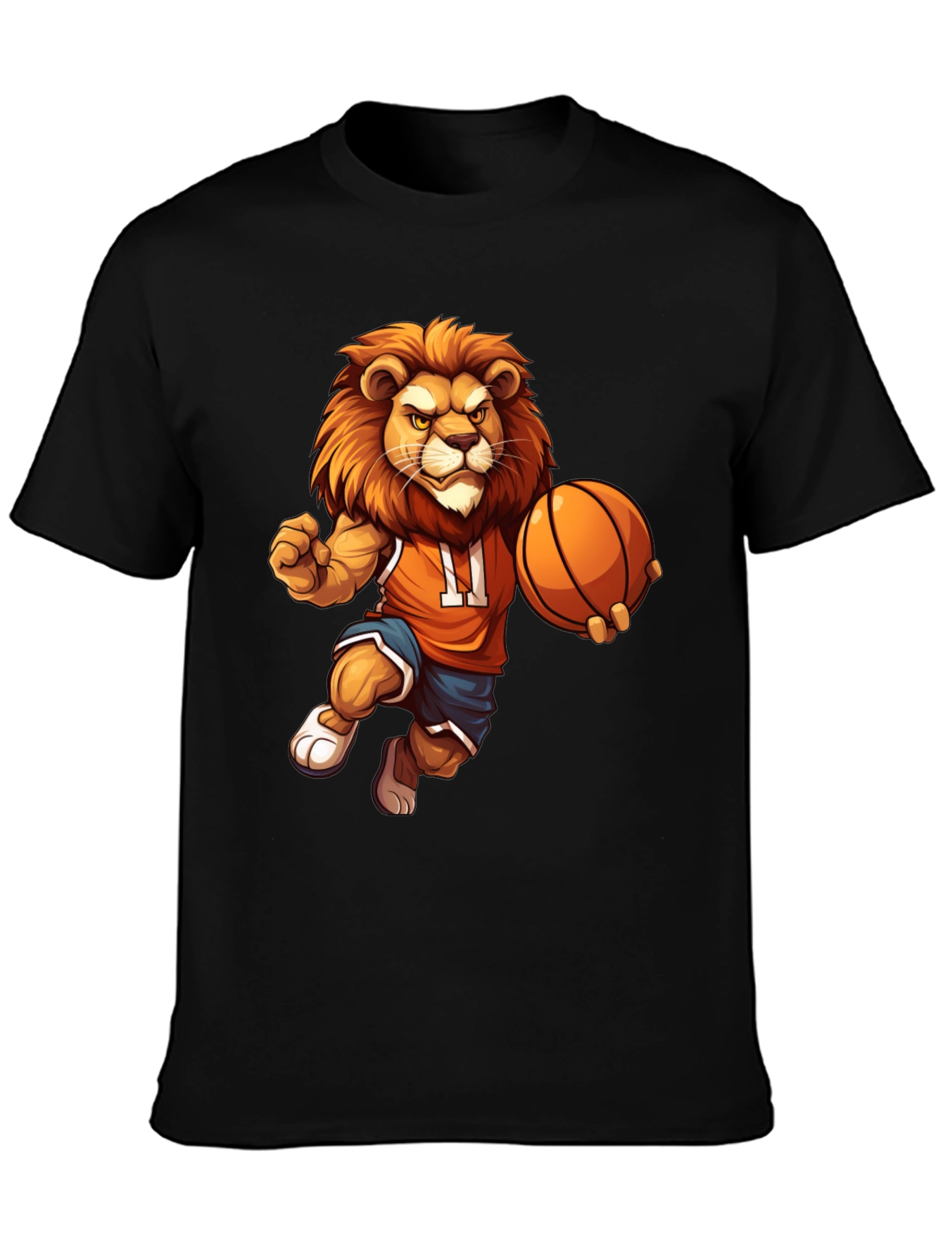 Lion Basketball Graphic T-Shirt