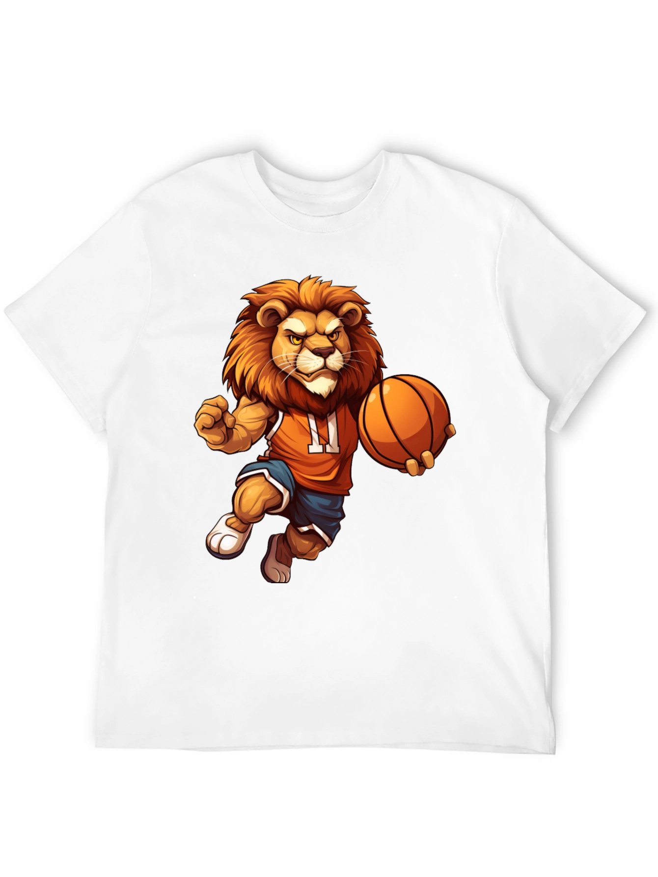 Lion Basketball Graphic T-Shirt