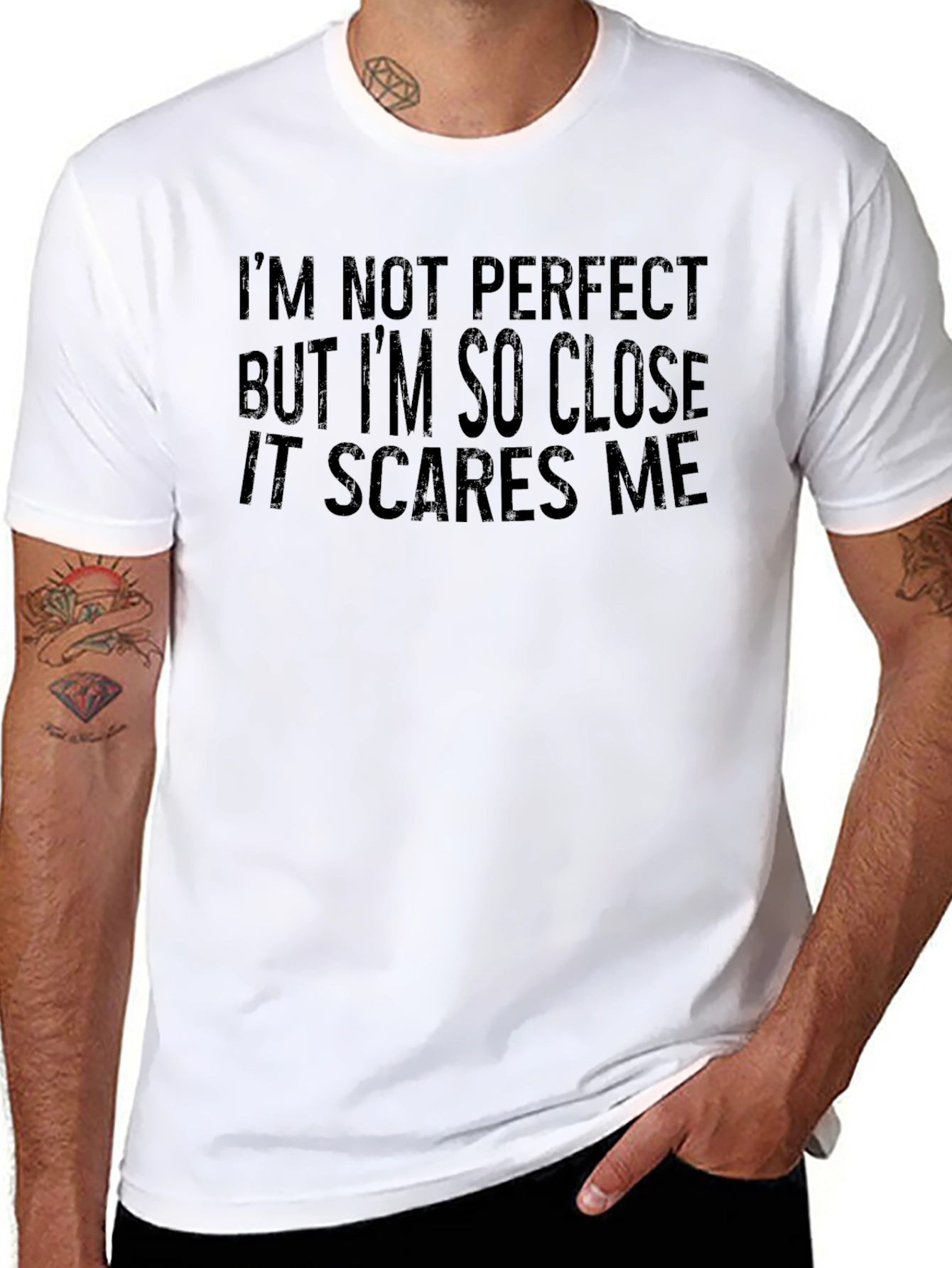Funny Graphic Tee: Im Not Perfect T-Shirt