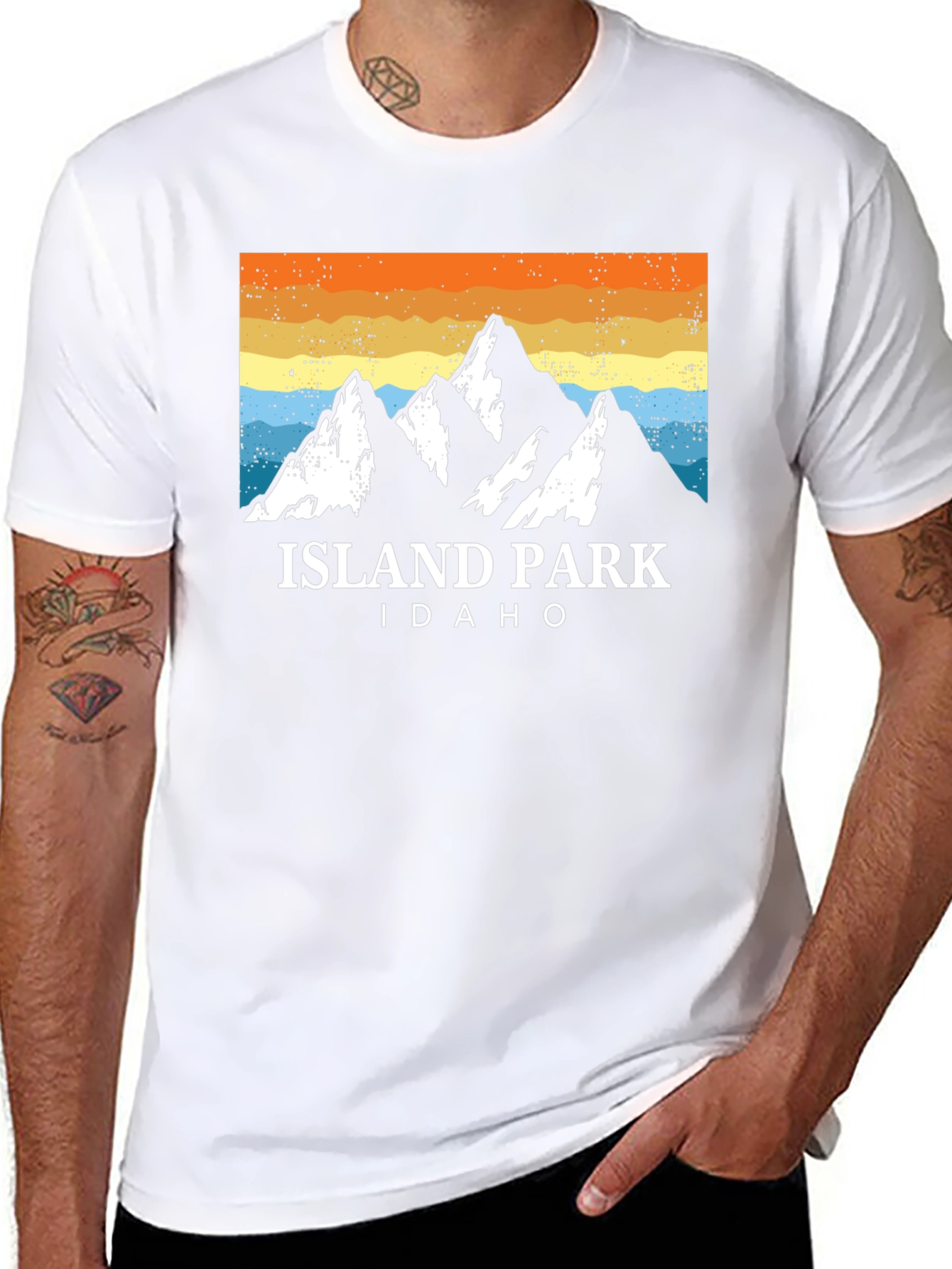 Island Park Idaho Graphic Tee - Mountainscape Design