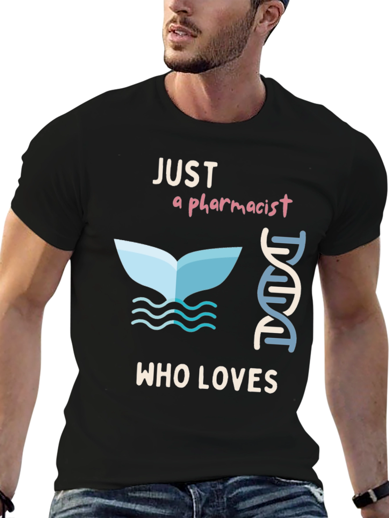 Pharmacist Whale Lover T-Shirt - Unique Design