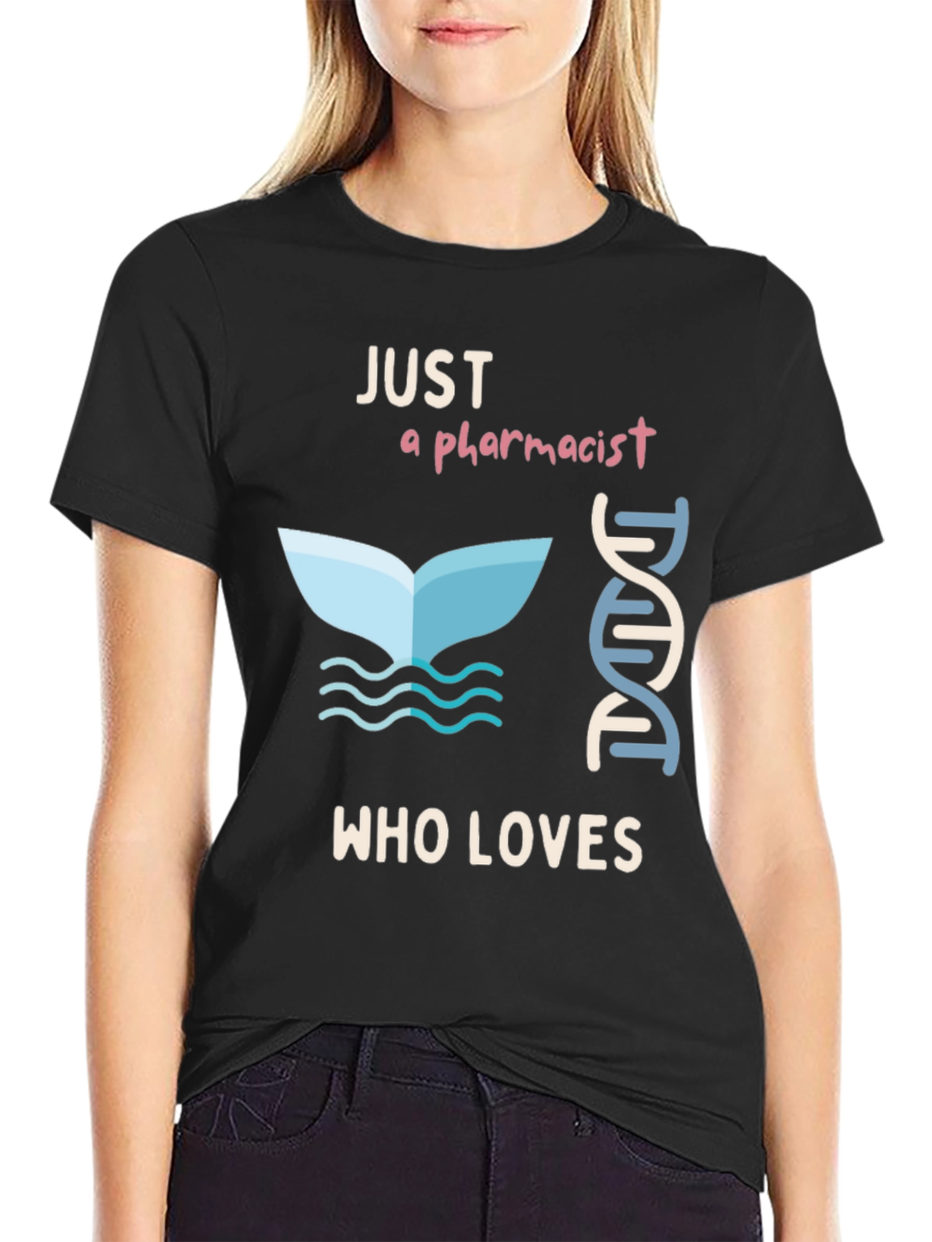 Pharmacist Whale Lover T-Shirt - Unique Design