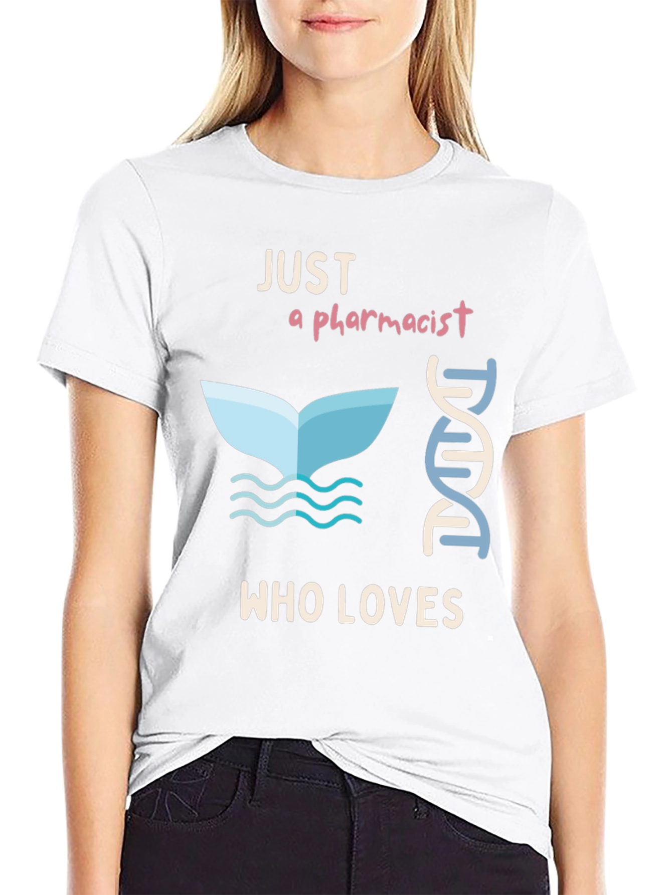 Pharmacist Whale Lover T-Shirt - Unique Design