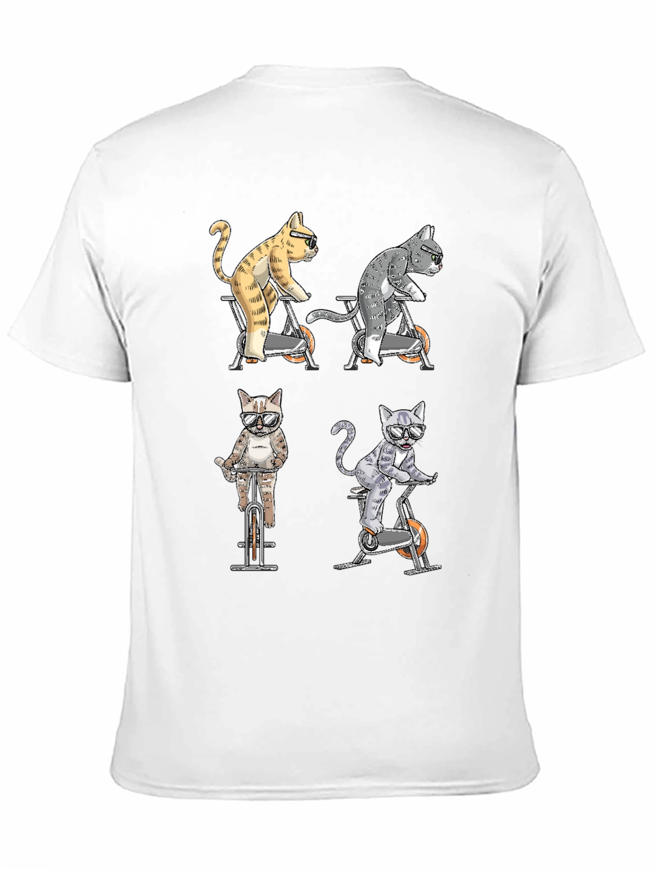 Cats on Bikes Graphic Tee