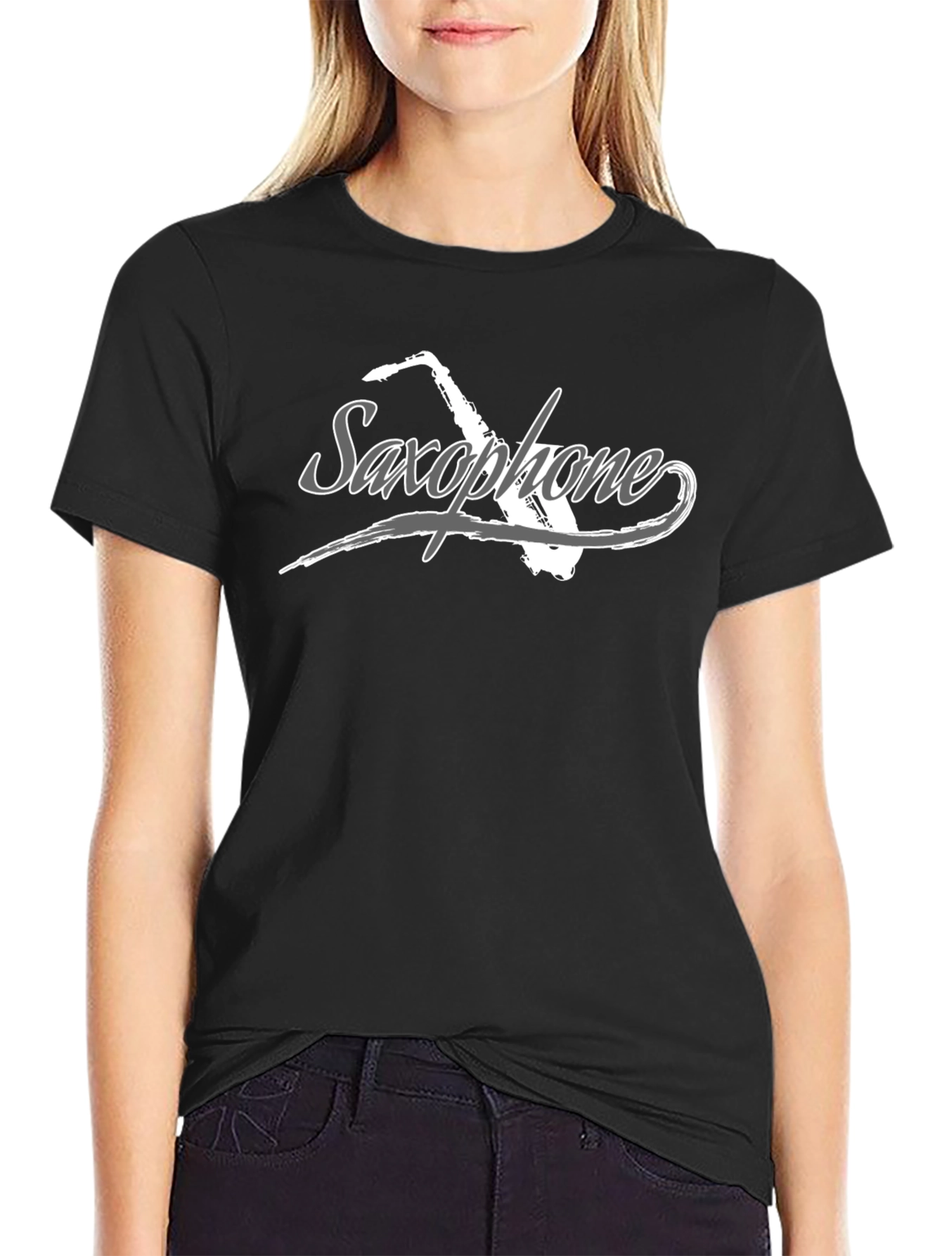 Saxophone Graphic T-Shirt - Cool Music Lover Tee