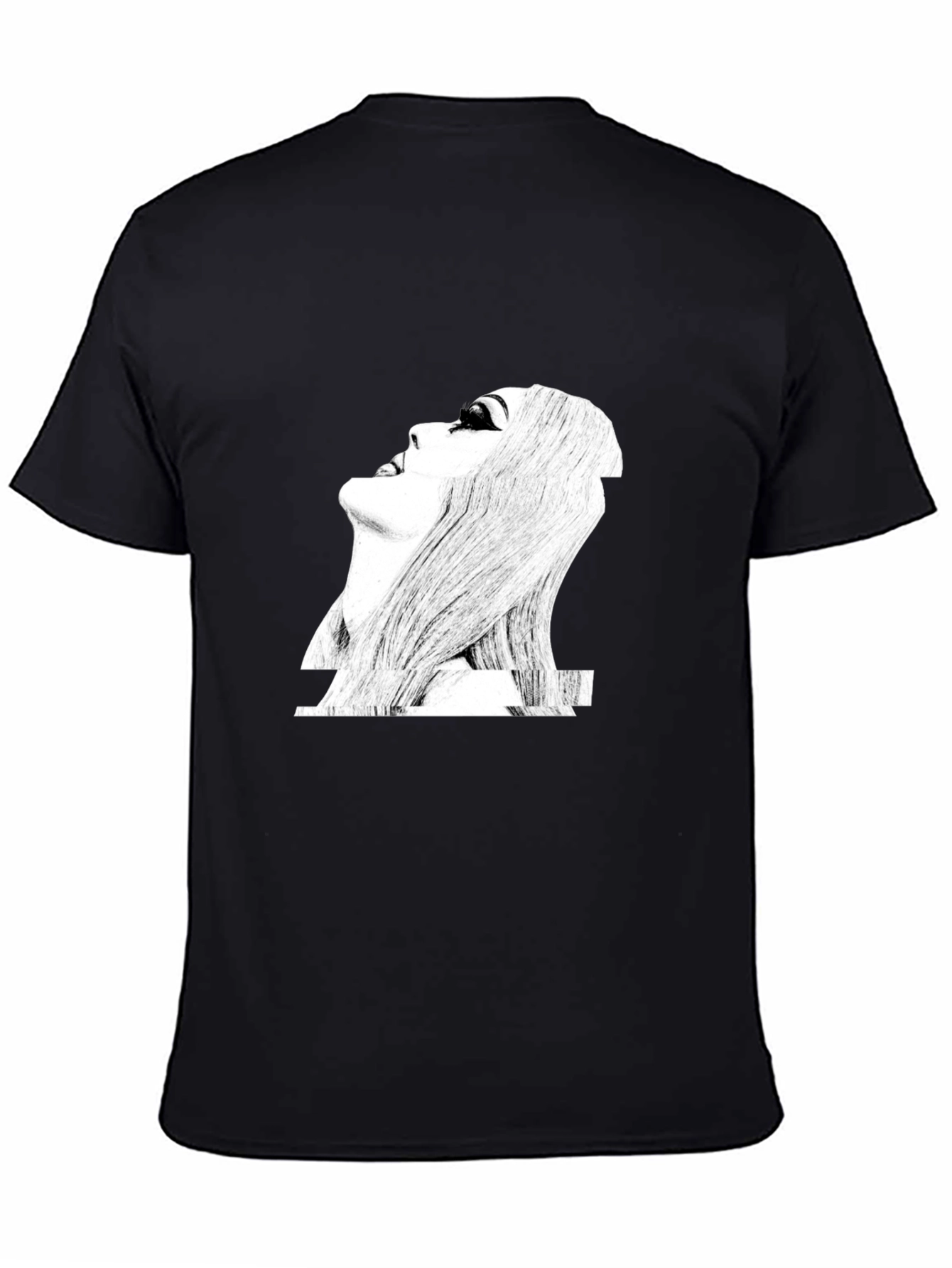 Graphic Print Black T-Shirt