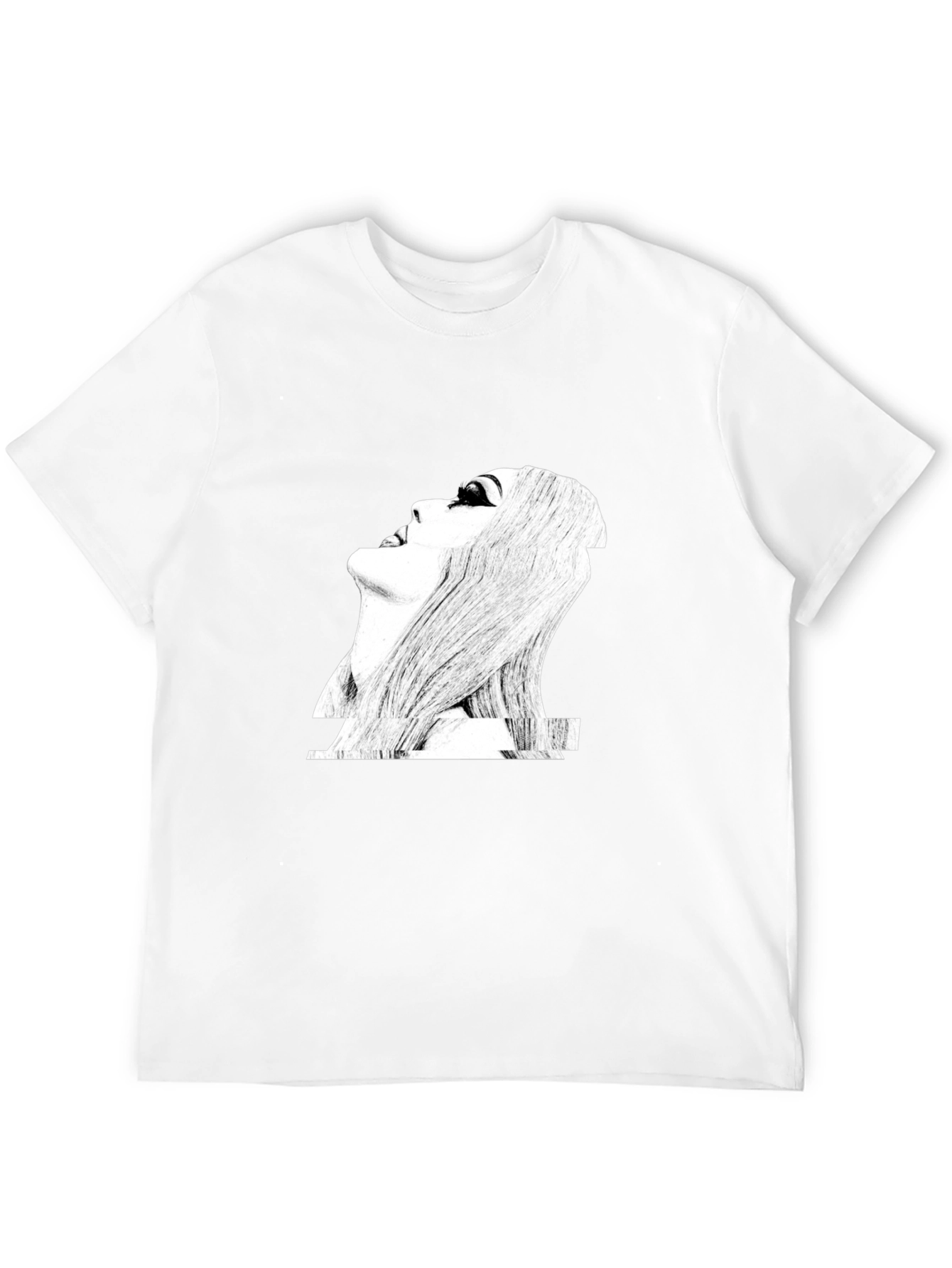 Graphic Print Black T-Shirt