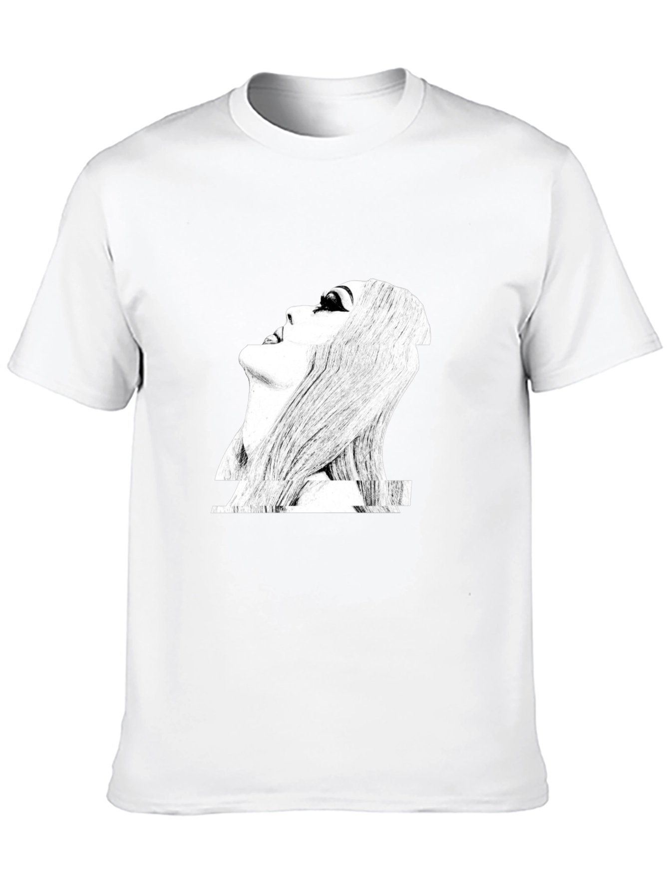 Graphic Print Black T-Shirt