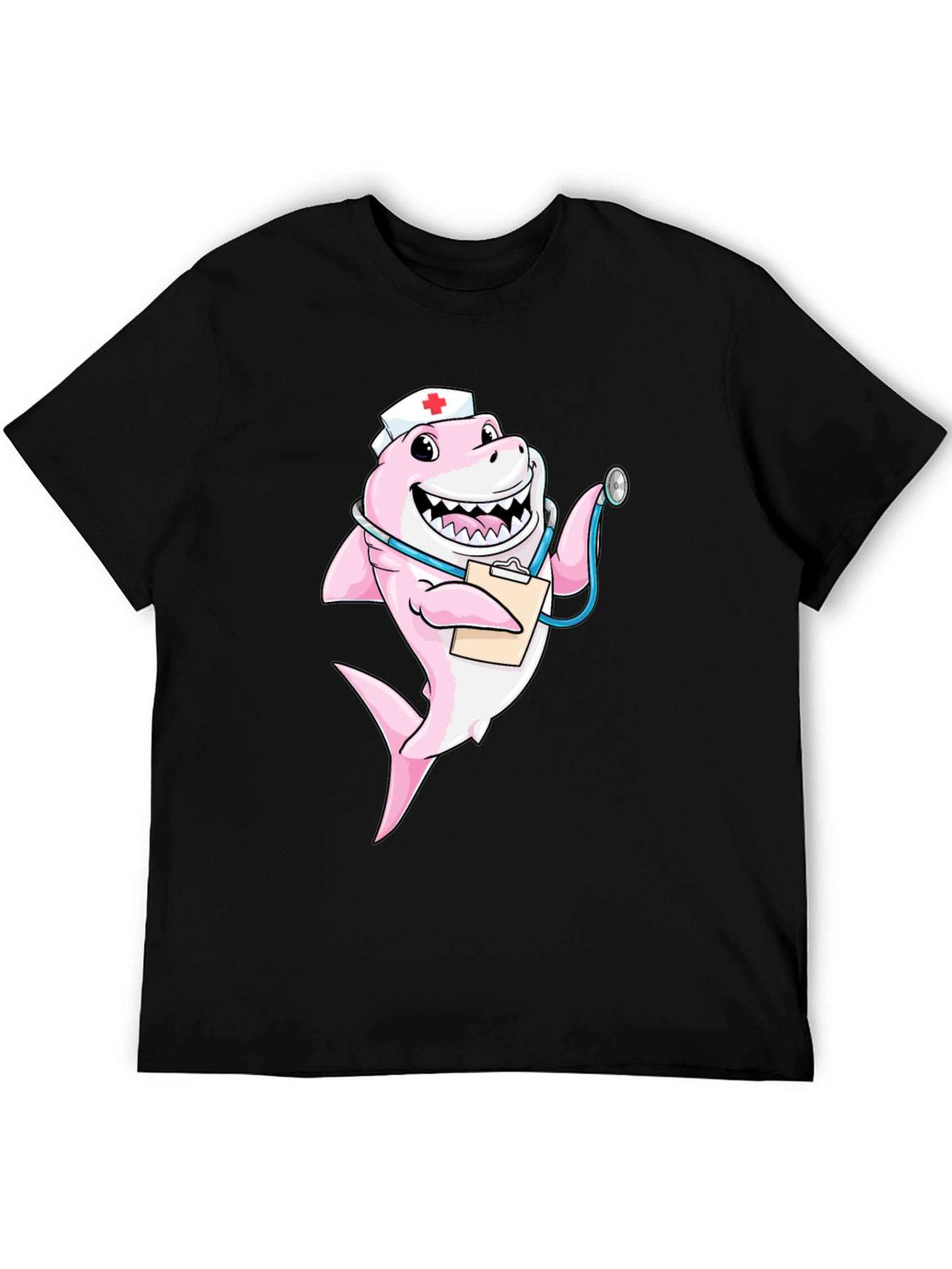 Nurse Shark T-Shirt - Funny Cartoon Graphic Tee