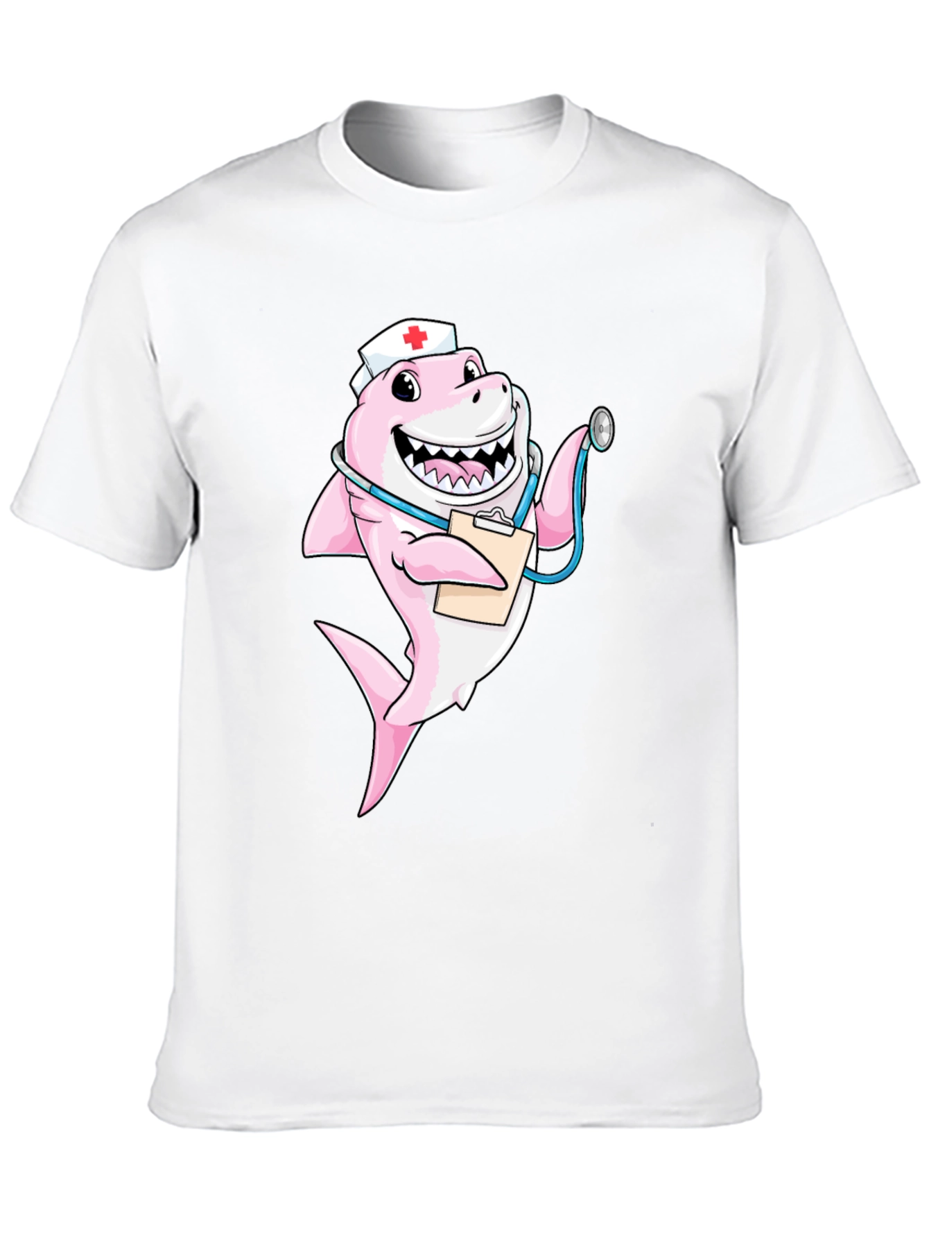 Nurse Shark T-Shirt - Funny Cartoon Graphic Tee