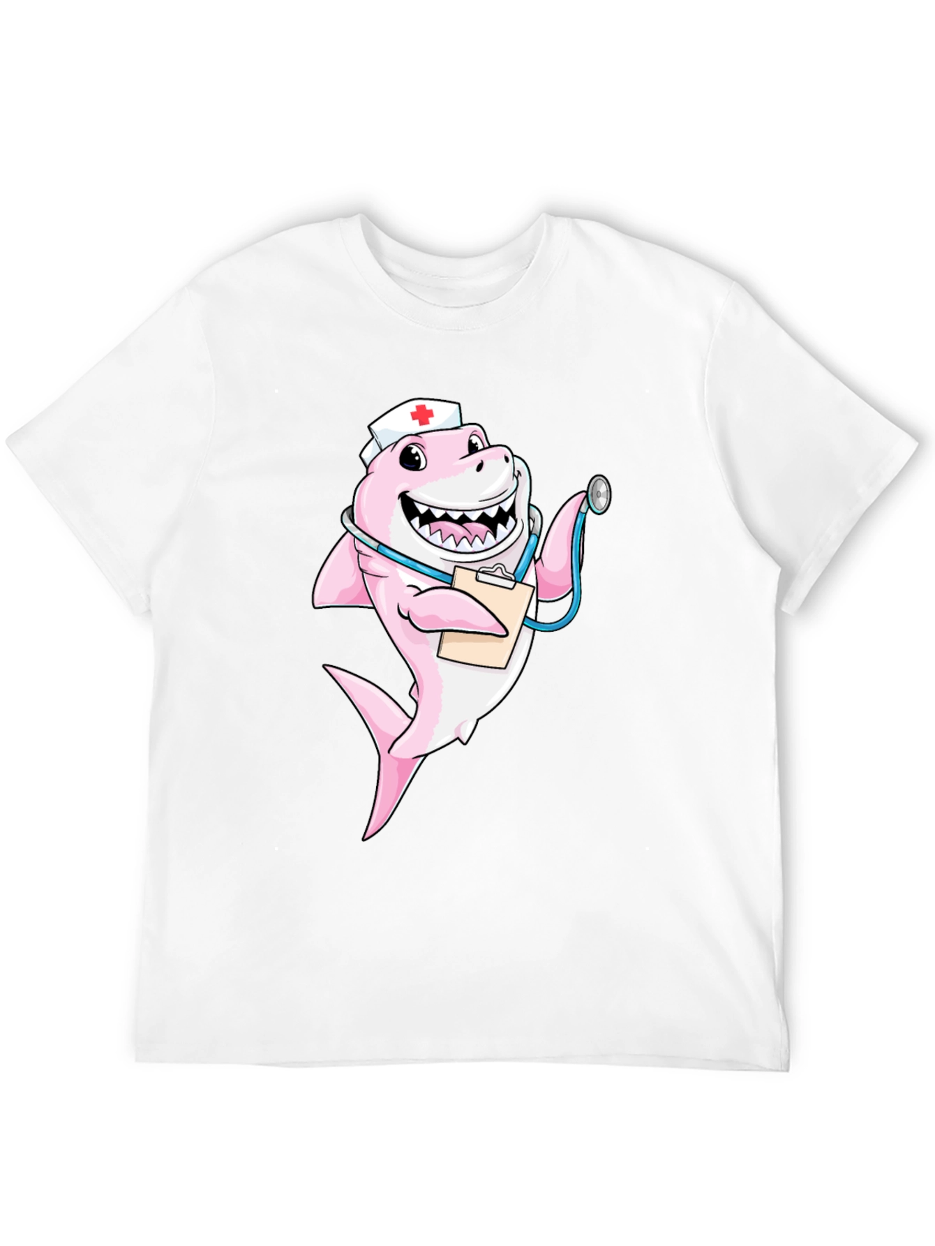 Nurse Shark T-Shirt - Funny Cartoon Graphic Tee