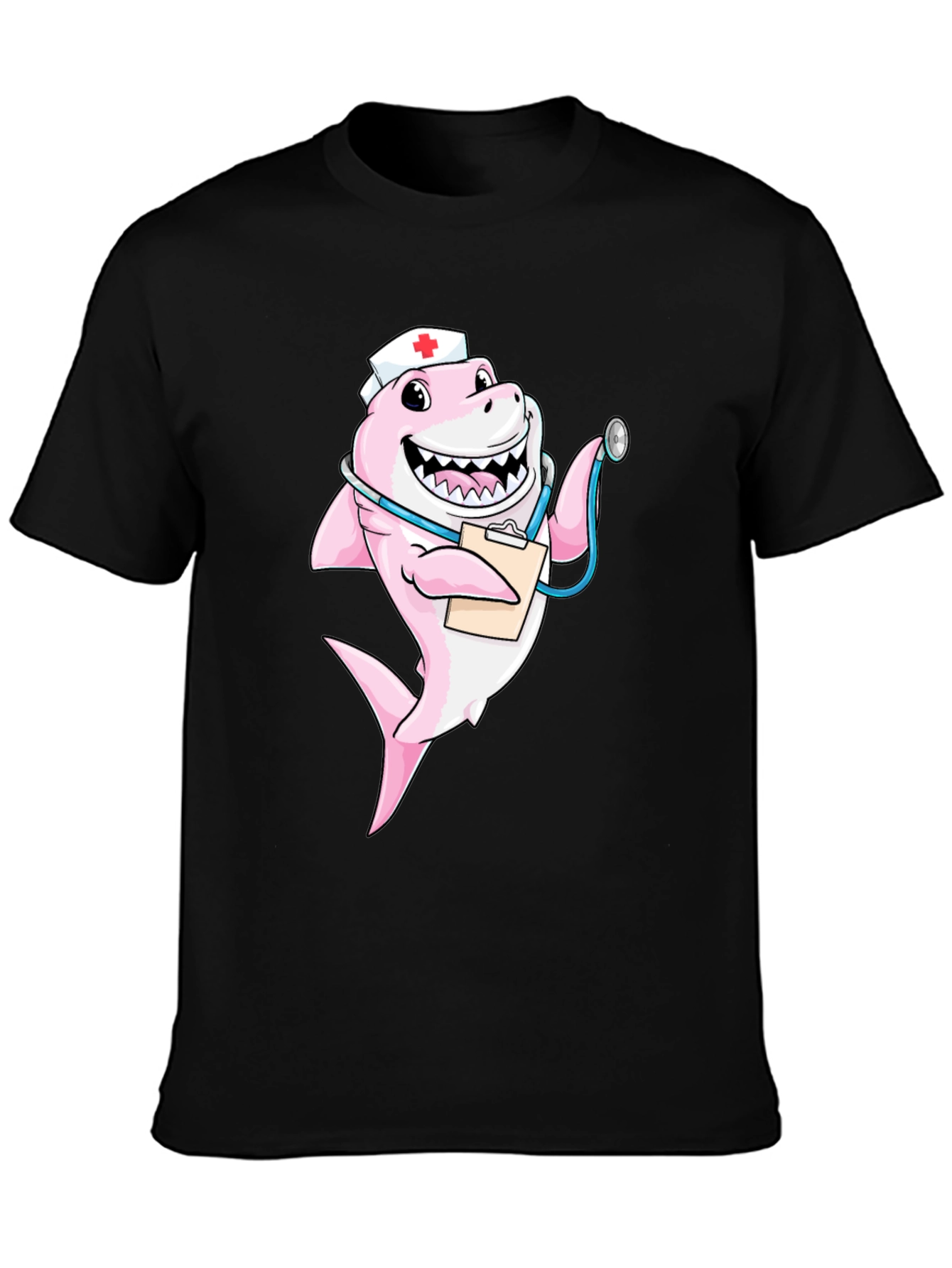 Nurse Shark T-Shirt - Funny Cartoon Graphic Tee