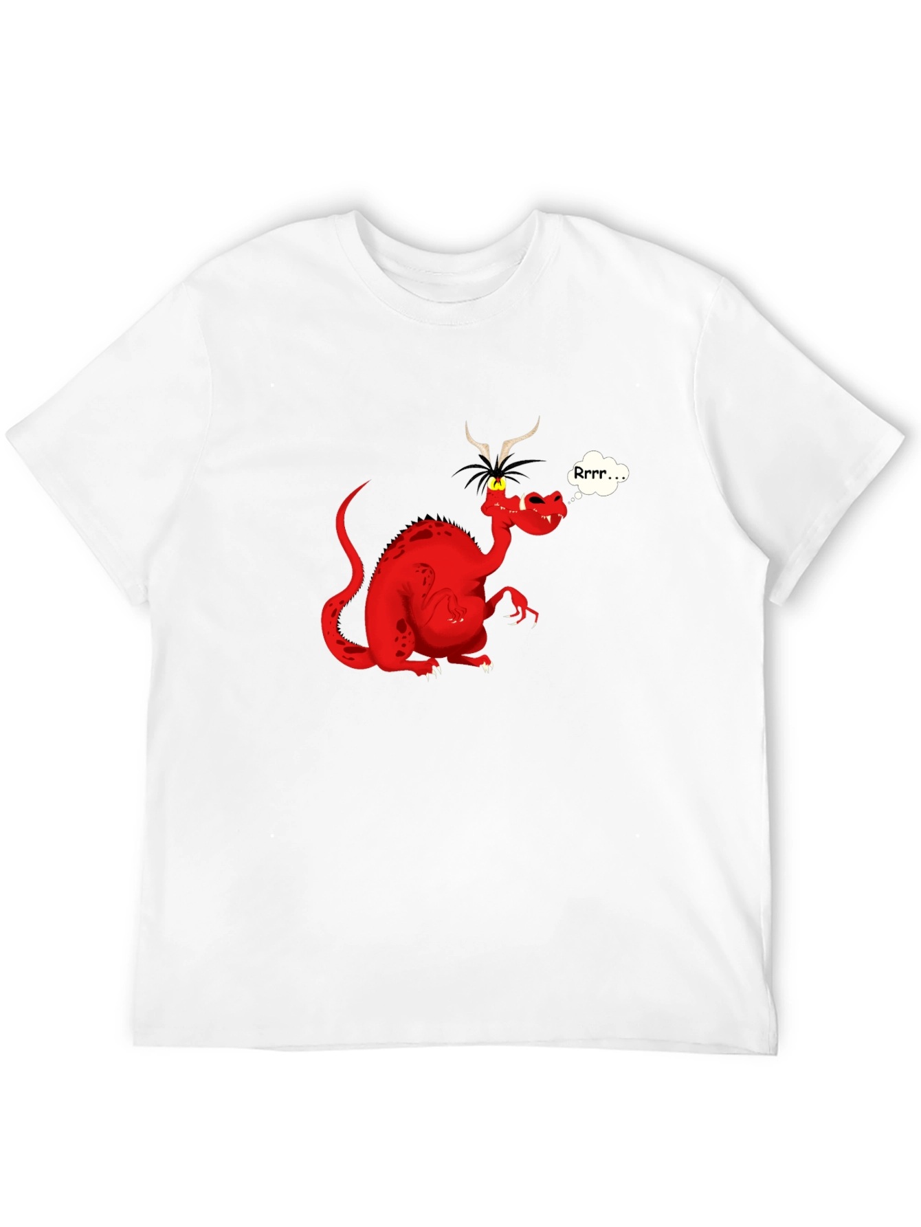Rrrr... Dragon T-Shirt - Black Cotton Tee