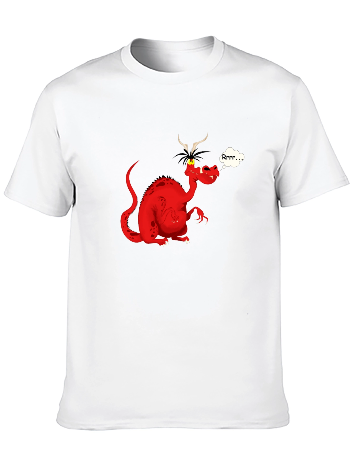 Rrrr... Dragon T-Shirt - Black Cotton Tee