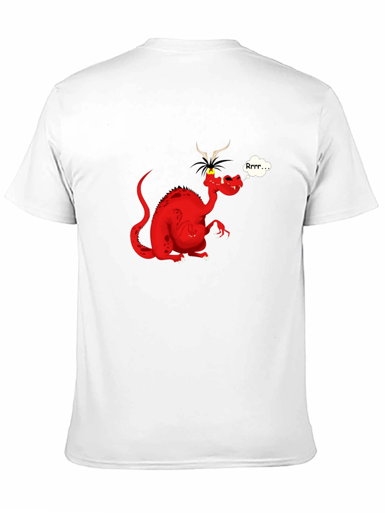 Rrrr... Dragon T-Shirt - Black Cotton Tee