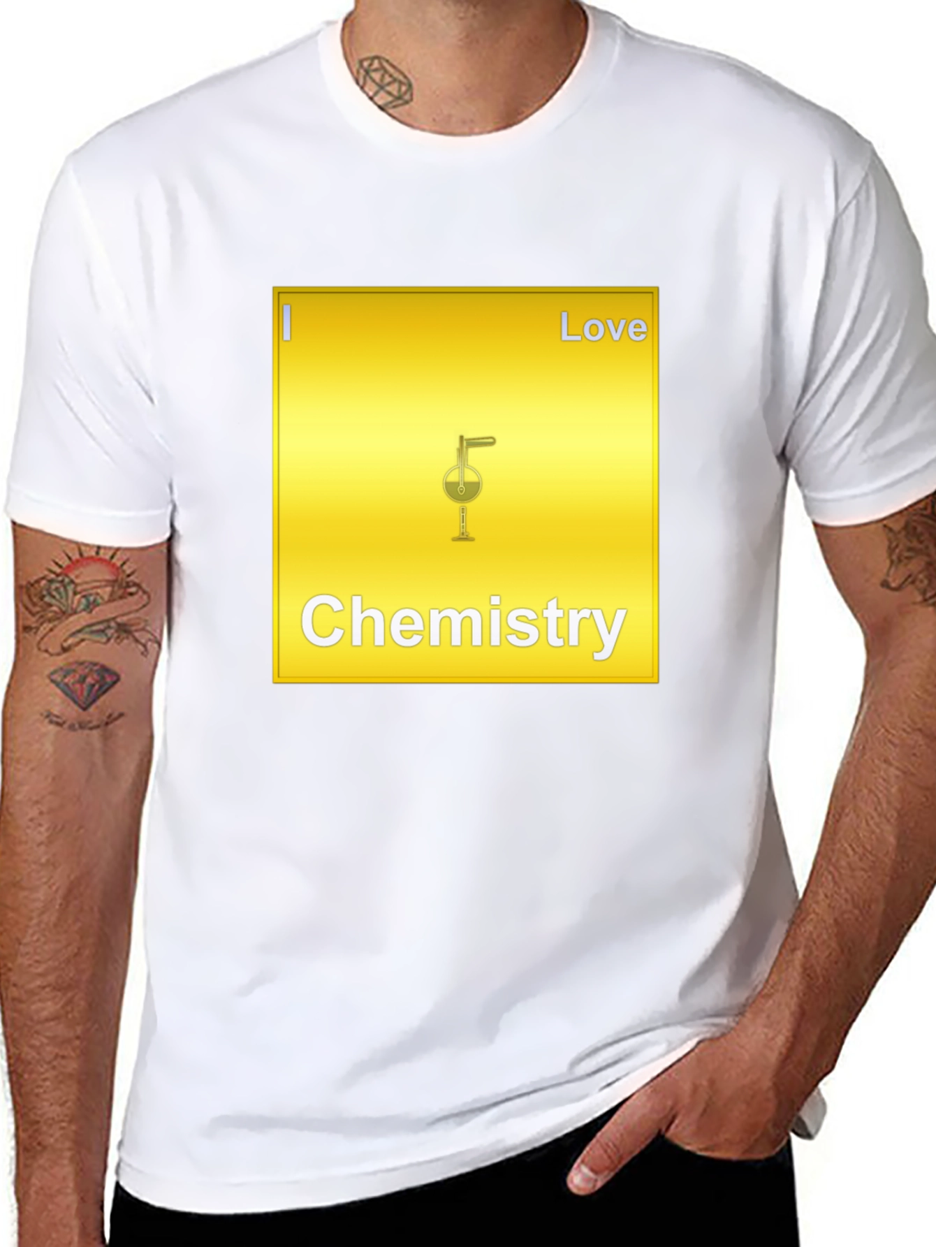 I Love Chemistry Periodic Table T-Shirt