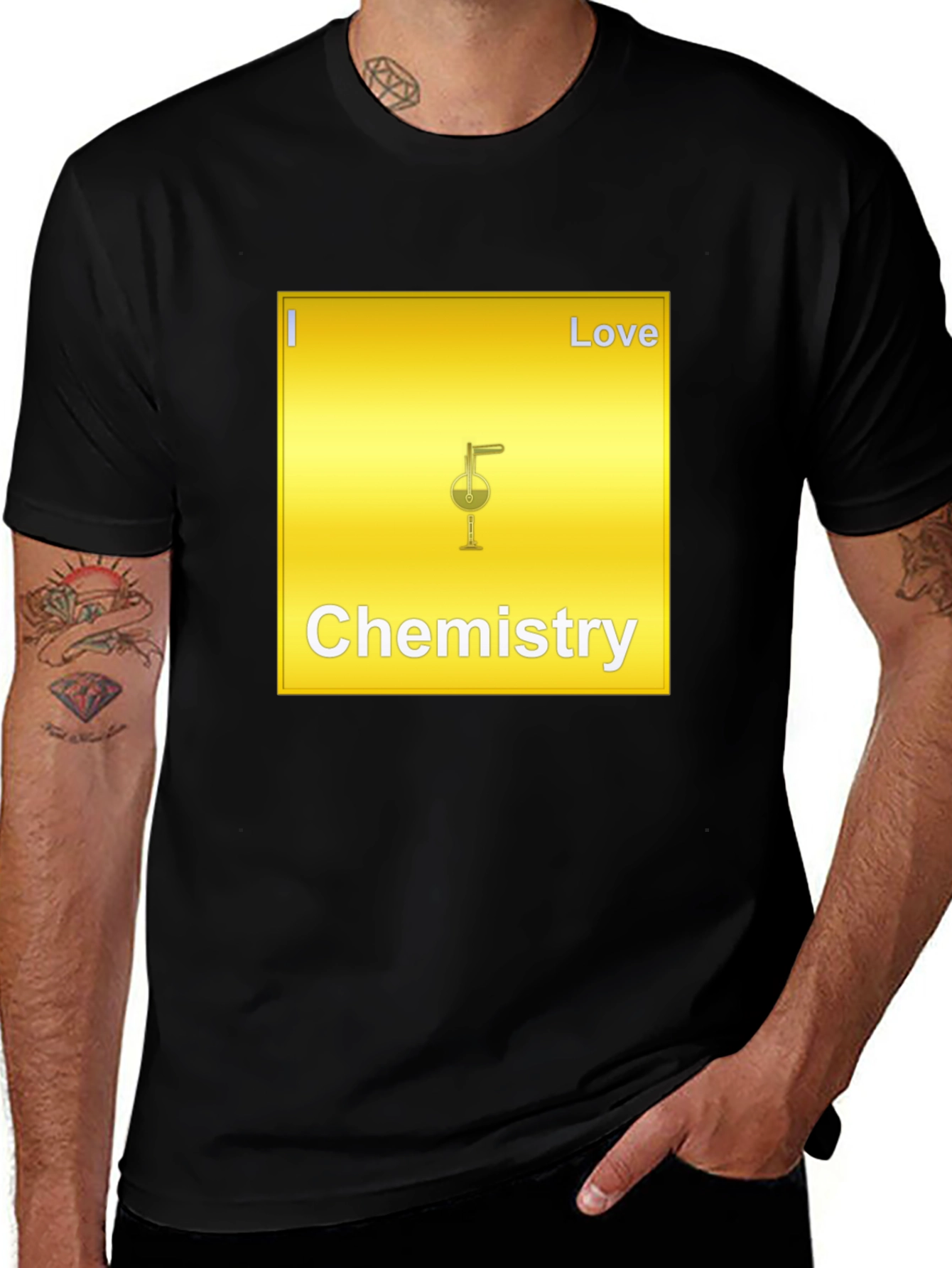 I Love Chemistry Periodic Table T-Shirt