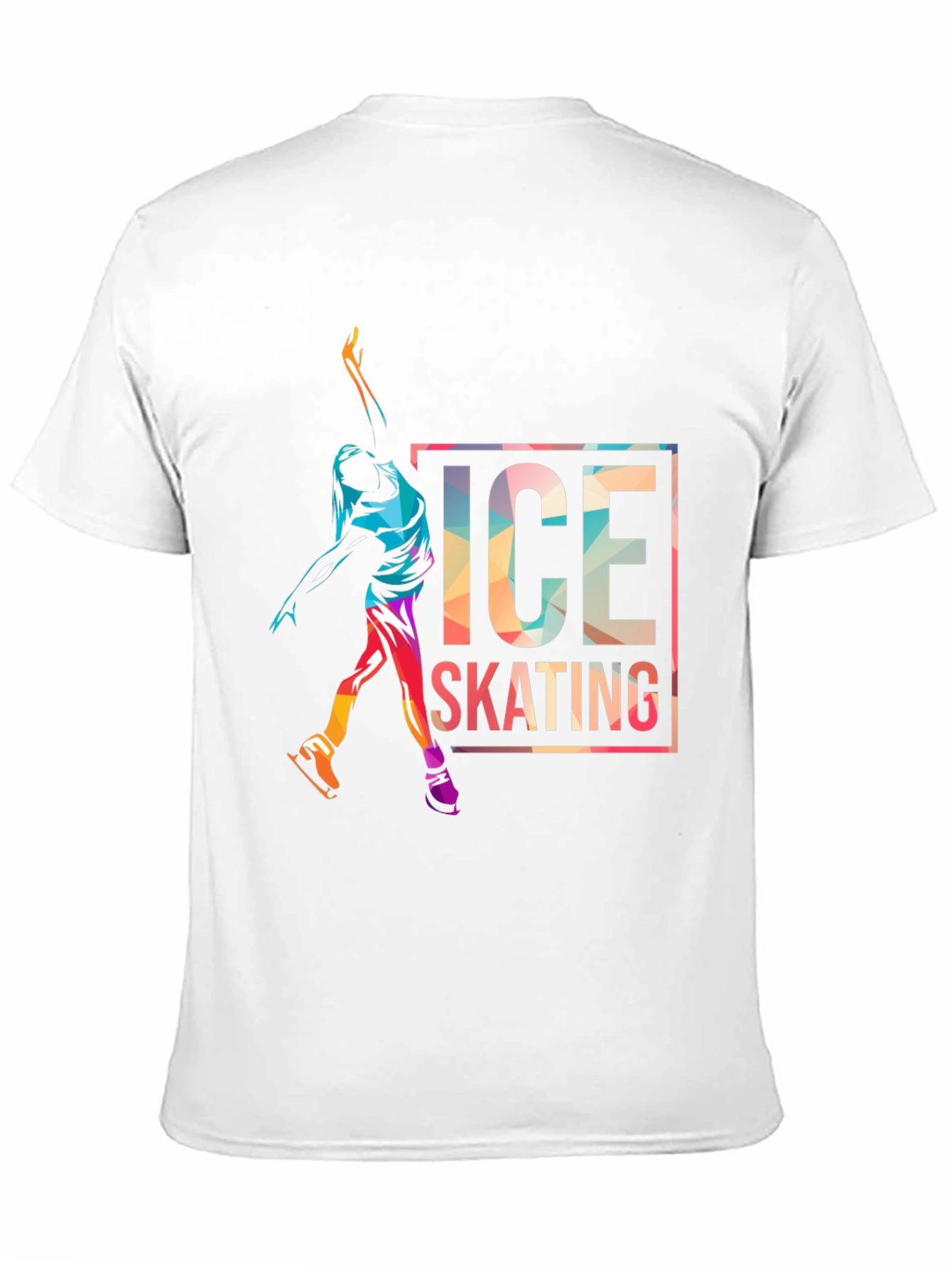 Ice Skating Graphic Tee - Sporty Mens T-Shirt